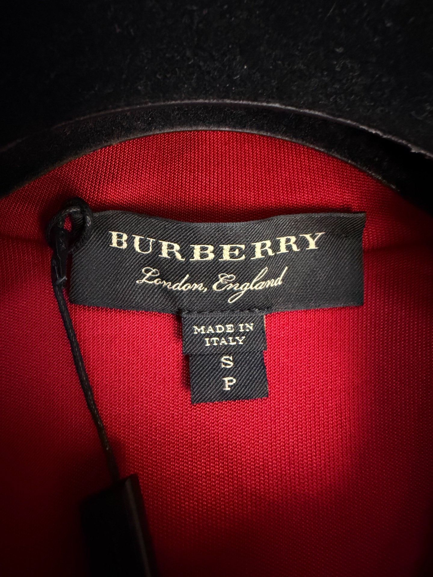 Burberry Burberry Silk Red Jacket S Women Size S / US 4 / IT 40 - 3 Thumbnail