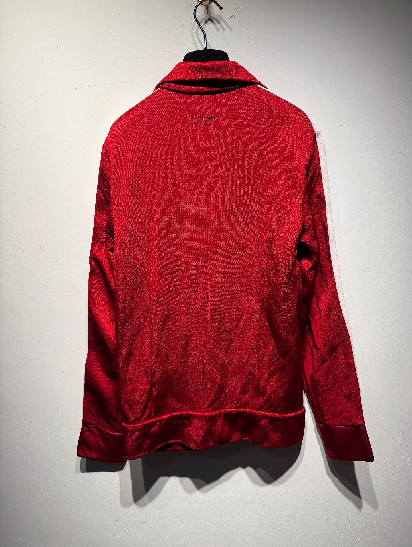 Burberry Burberry Silk Red Jacket S Women Size S / US 4 / IT 40 - 2 Thumbnail