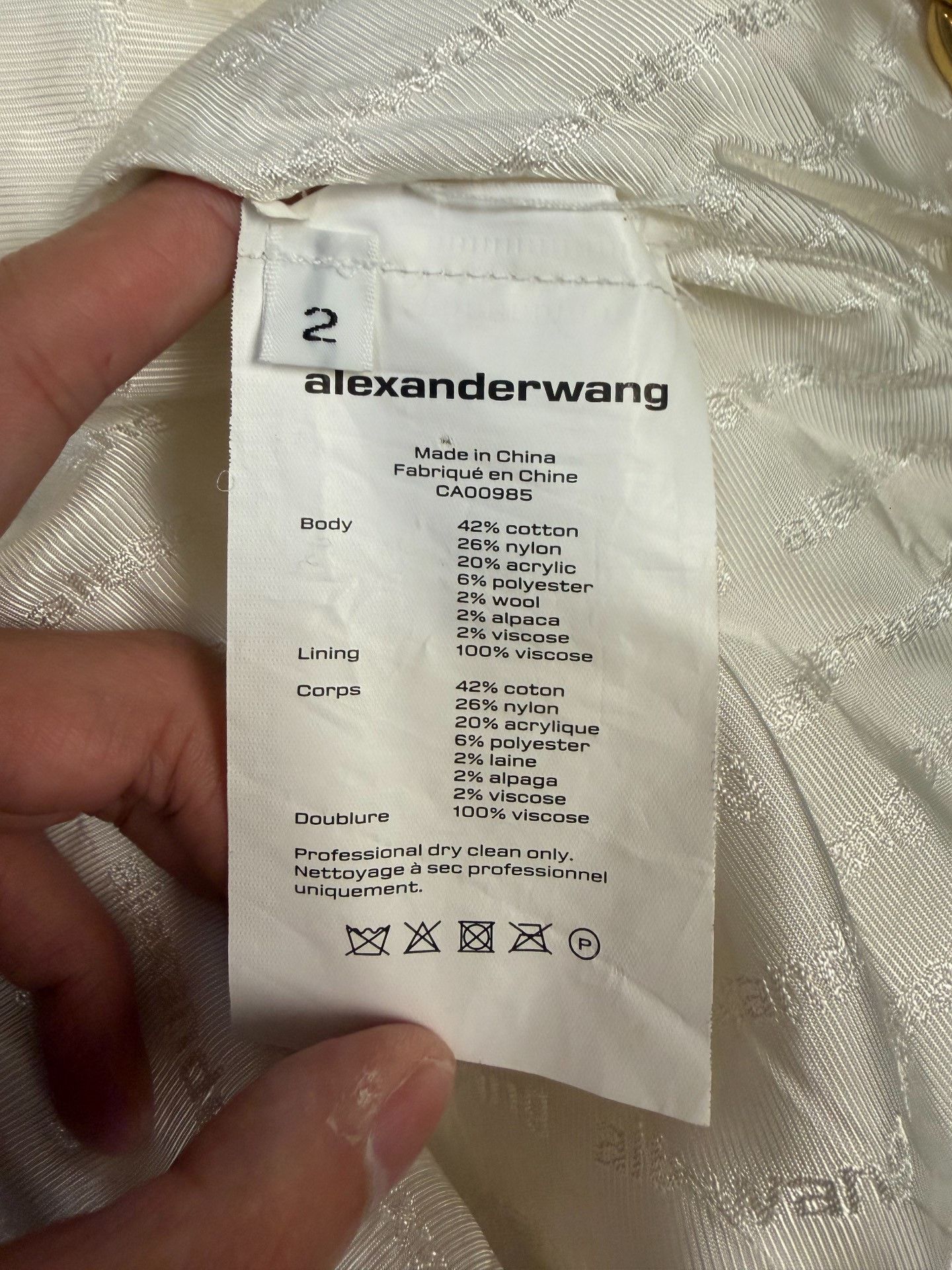 Alexander Wang Alexander Wang Jacket 2 Women Size XS / US 0-2 / IT 36-38 - 4 Thumbnail