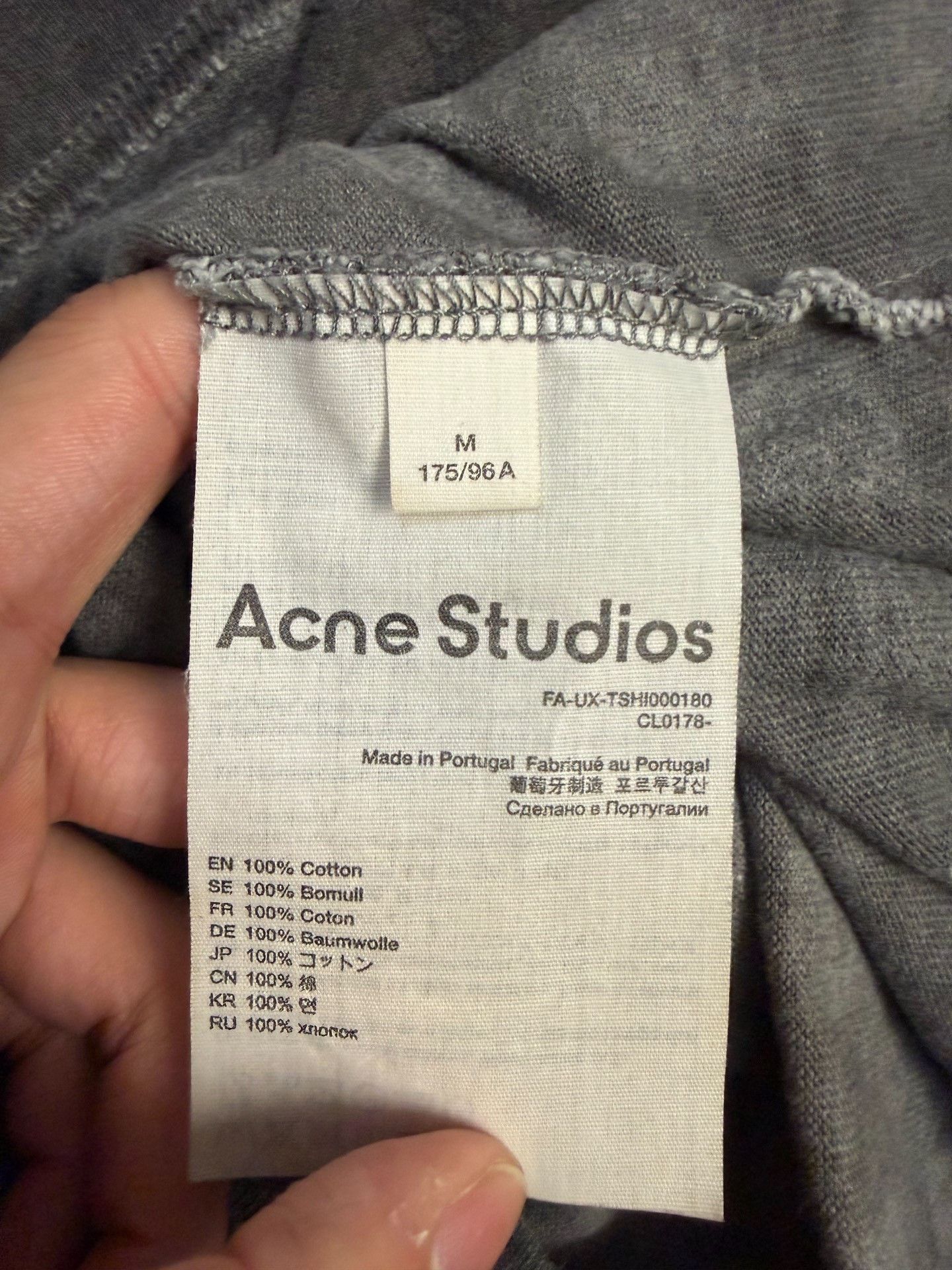 Acne Studios Acne Studios Casual Printed T-Shirt M Men Size US M / EU 48-50 / 2 - 4 Thumbnail