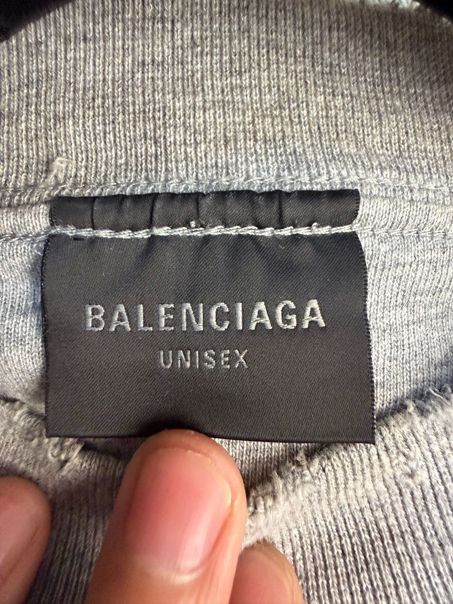 Balenciaga Balenciaga Printed Oversized Gray T-Shirt 1 Men Size US XS / EU 42 / 0 - 3 Thumbnail