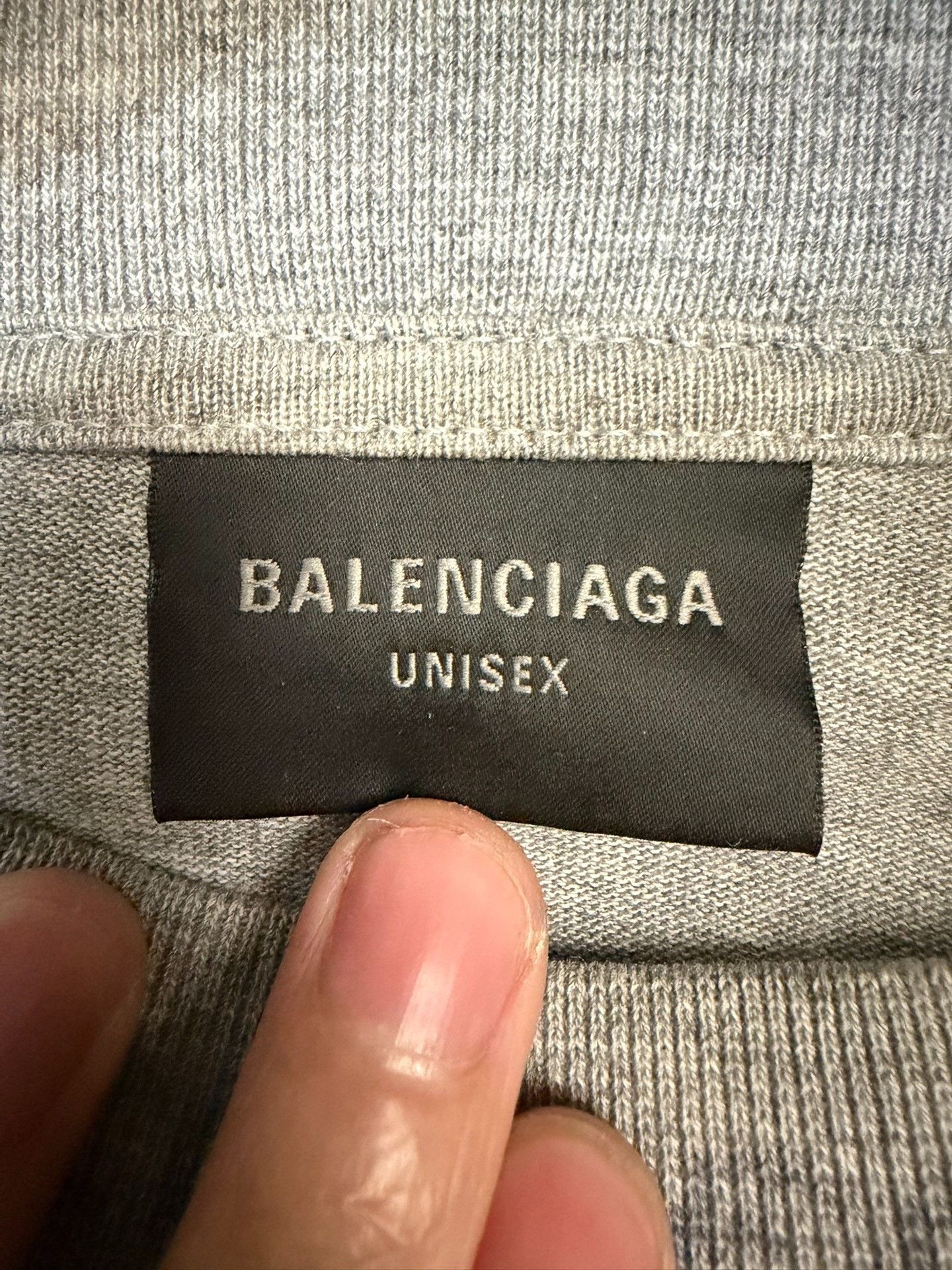 Balenciaga Balenciaga Retro Printed Gray T-Shirt S Women Size S / US 4 / IT 40 - 3 Thumbnail
