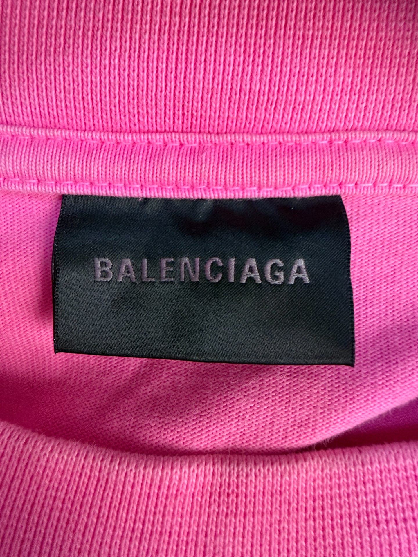 Balenciaga Balenciaga Distressed Pink T-Shirt M Men Size US M / EU 48-50 / 2 - 3 Thumbnail