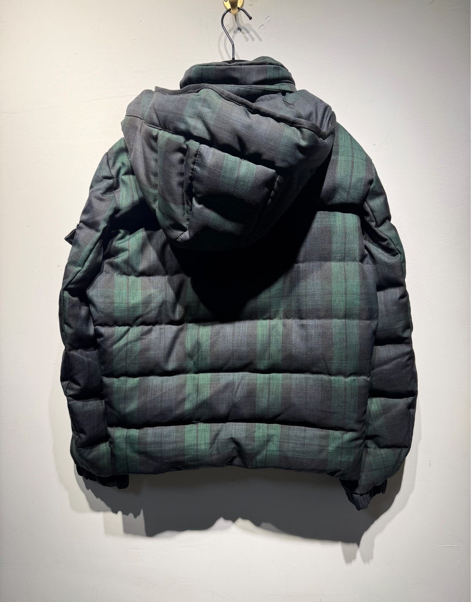Moncler Moncler Down Plaid Green Heavy Coat 2 Men Size US XS / EU 42 / 0 - 2 Thumbnail