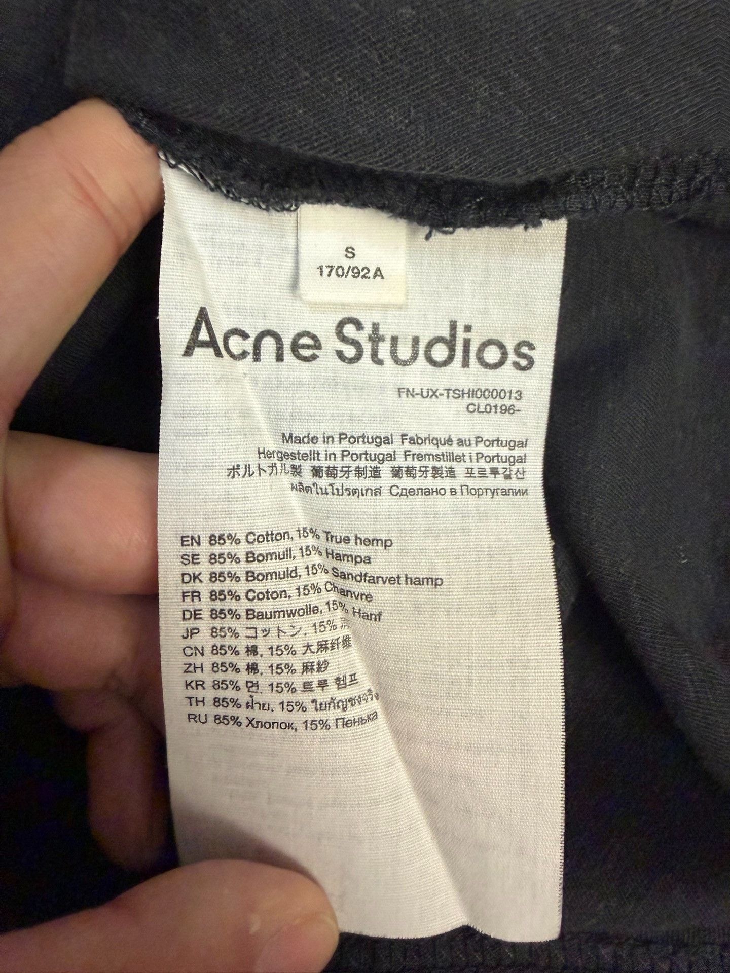 Acne Studios Acne Studios Printed Black T-Shirt S Women Size S / US 4 / IT 40 - 4 Thumbnail