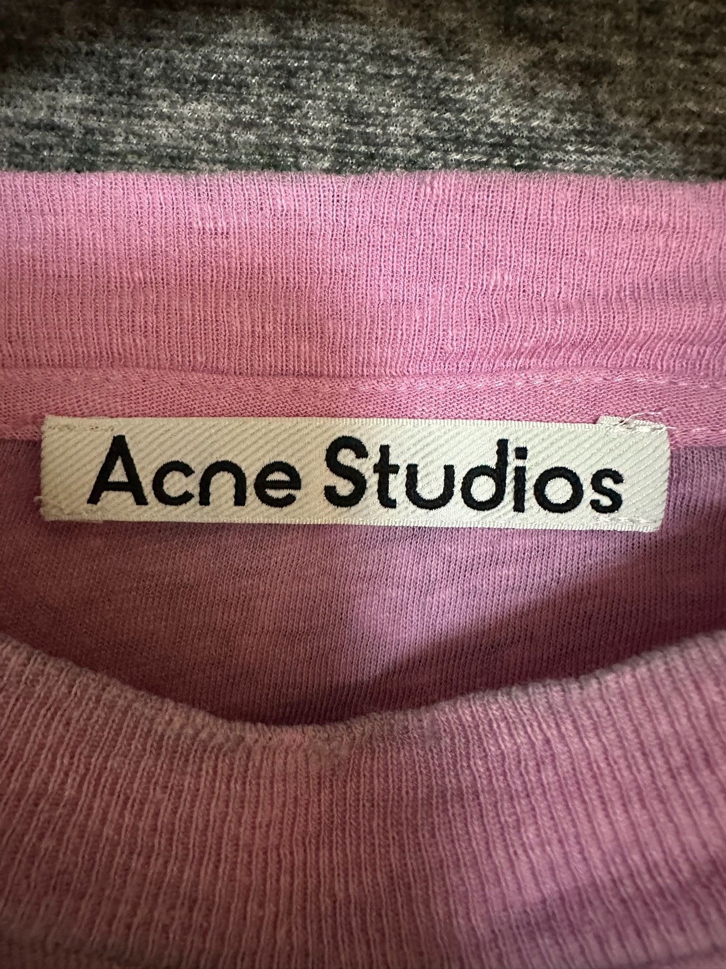 Acne Studios Acne Studios Retro Printed Pink T-Shirt XXS Women Size XXS / US 00 / IT 34 - 3 Thumbnail