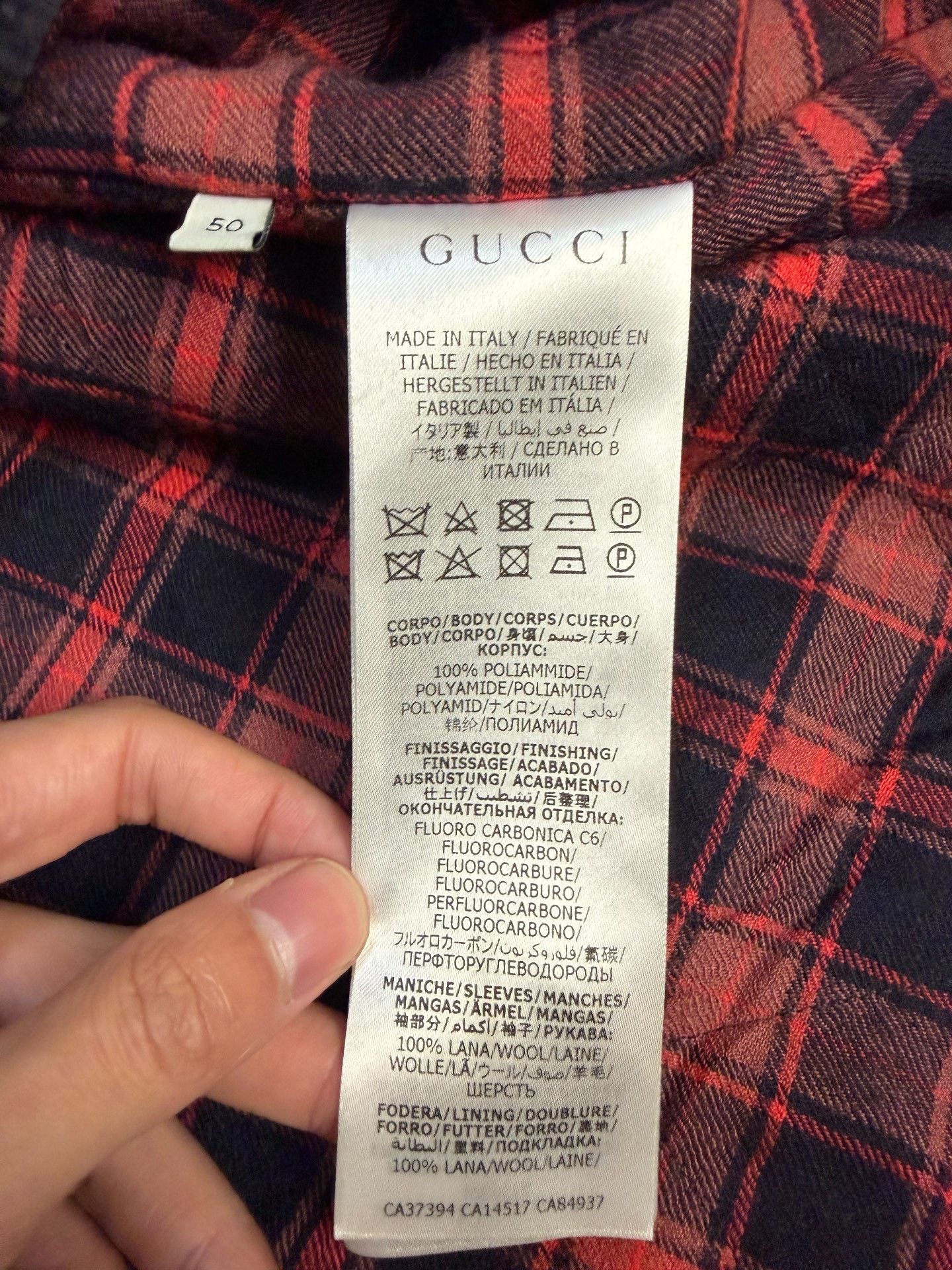 Gucci Gucci Patchwork Cotton Heavy Coat 50 Men Size US XL / EU 56 / 4 - 4 Thumbnail