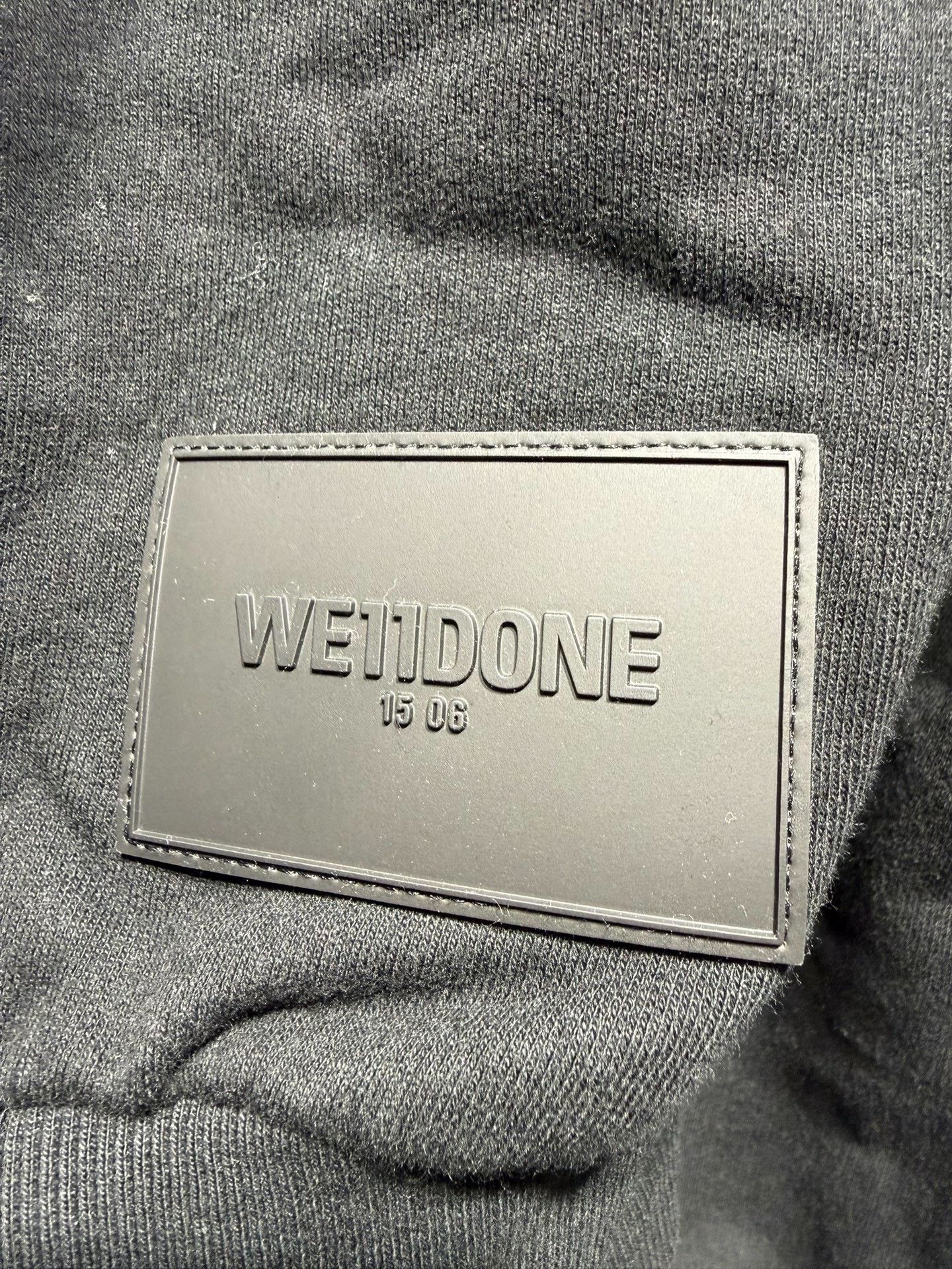 WE11DONE We11done Printed Black Hoodie XS Women Size XS / US 0-2 / IT 36-38 - 3 Thumbnail