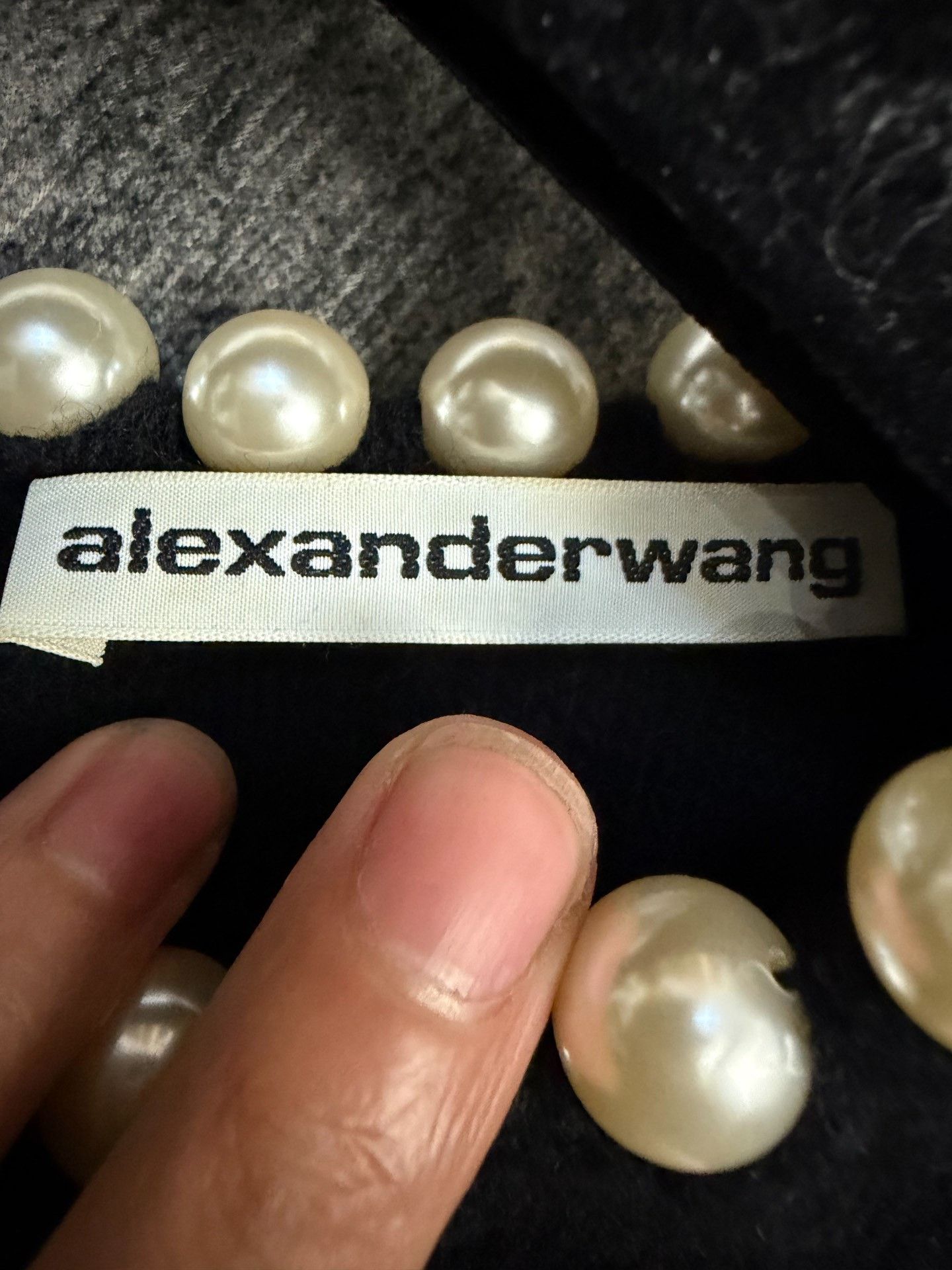 Alexander Wang Alexander Wang Wool Black Sweater XS Women Size XS / US 0-2 / IT 36-38 - 3 Thumbnail
