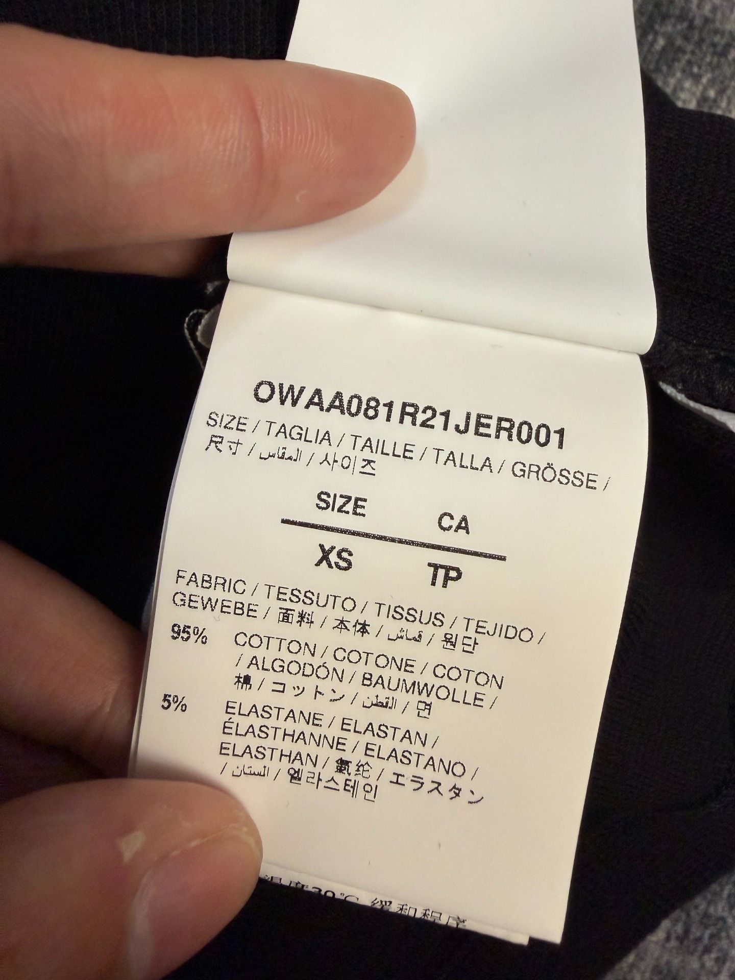 Off-White Off-White Cropped White T-Shirt XS Women Size XS / US 0-2 / IT 36-38 - 5 Thumbnail