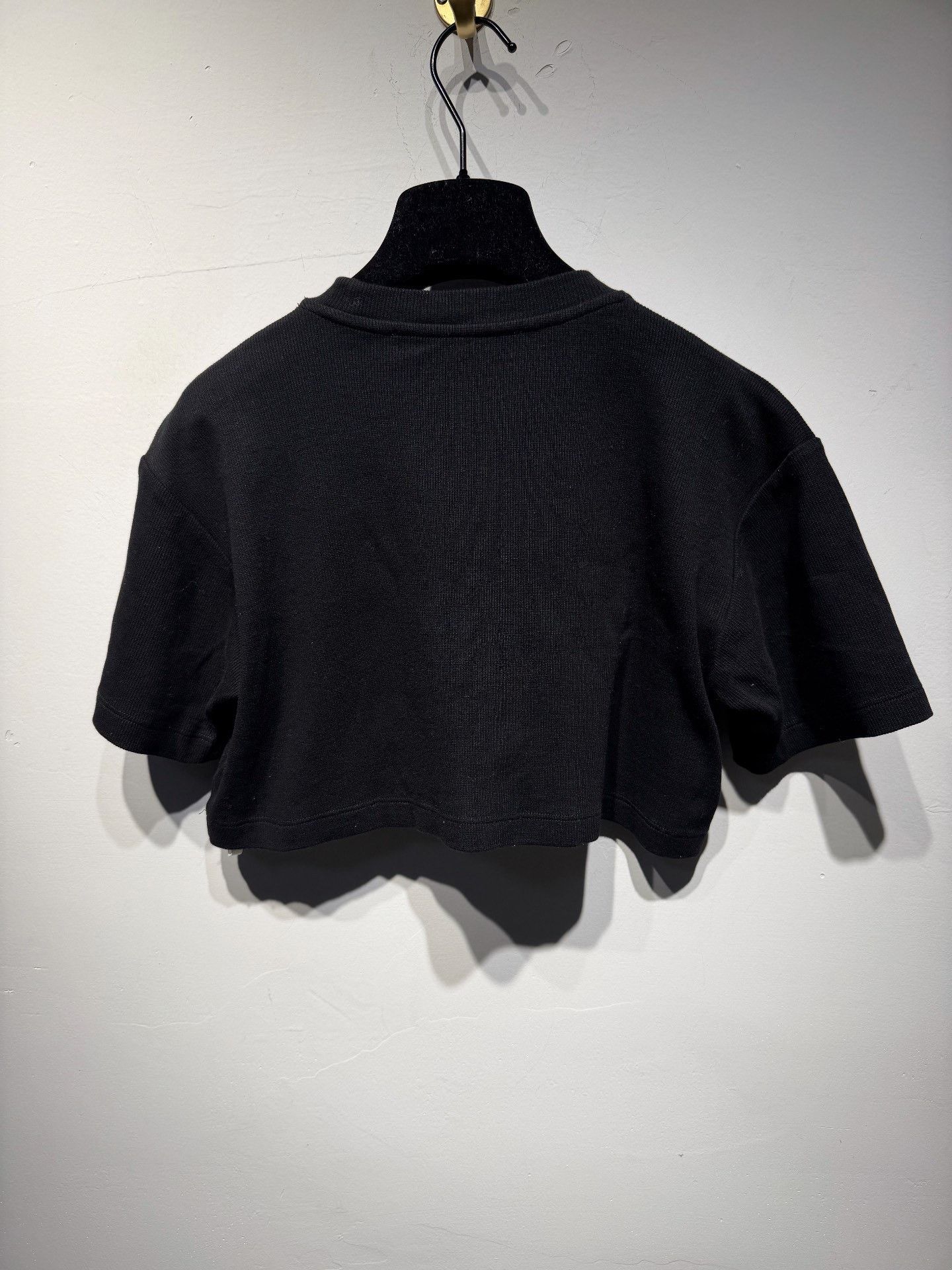 Off-White Off-White Cropped White T-Shirt XS Women Size XS / US 0-2 / IT 36-38 - 2 Thumbnail