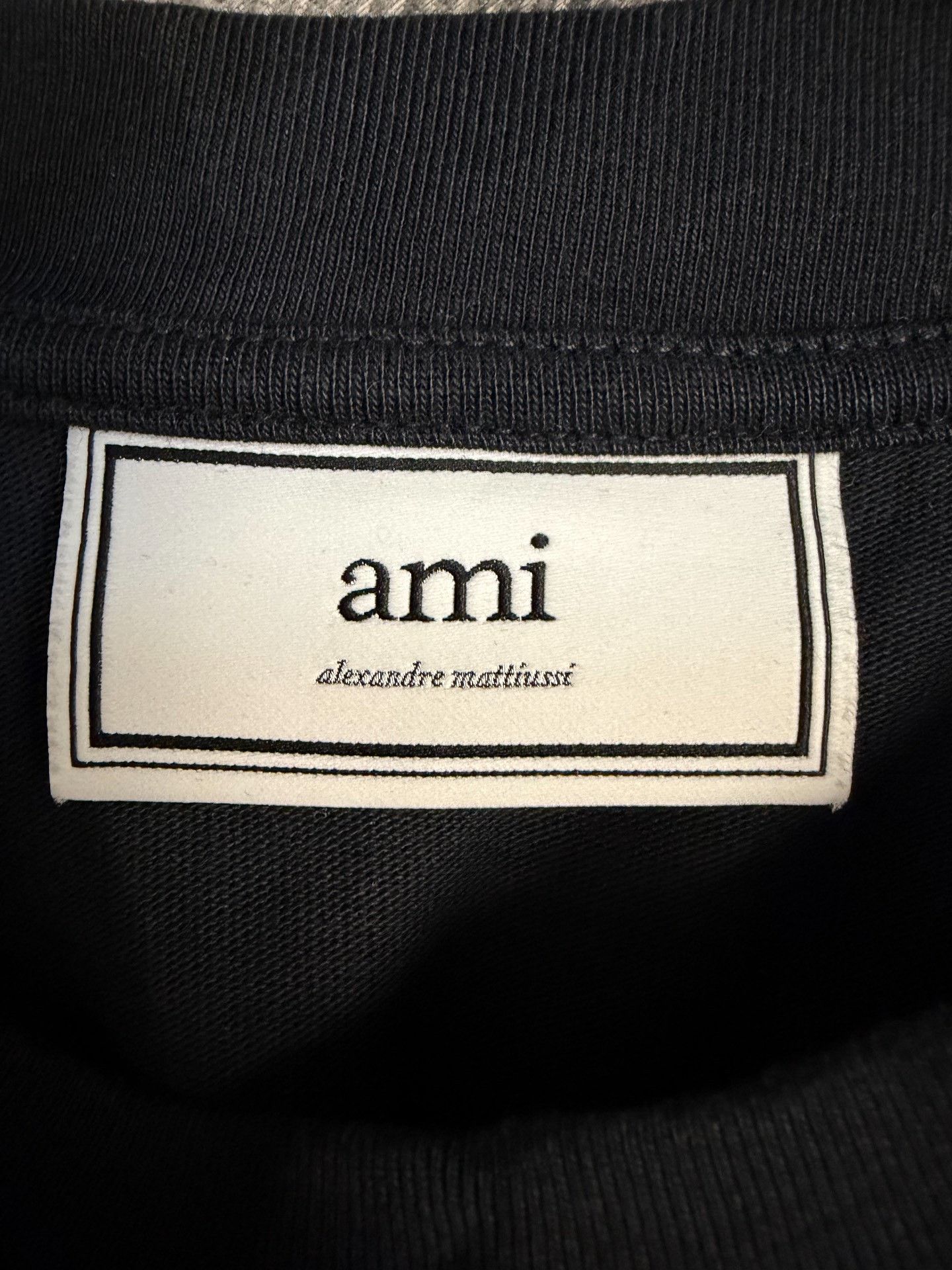 AMI Ami Retro Embroidered Black T-Shirt S Men Size US S / EU 44-46 / 1 - 3 Thumbnail