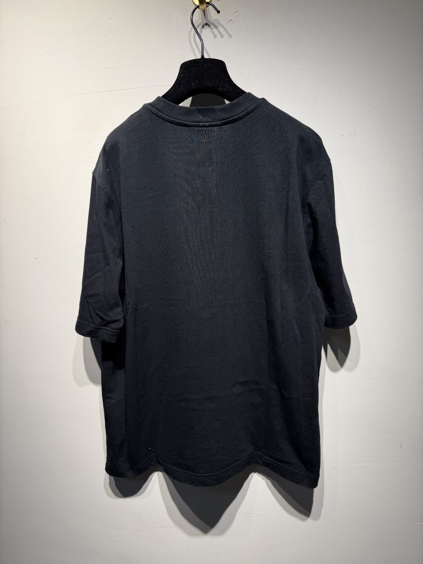 AMI Ami Retro Embroidered Black T-Shirt S Men Size US S / EU 44-46 / 1 - 2 Thumbnail