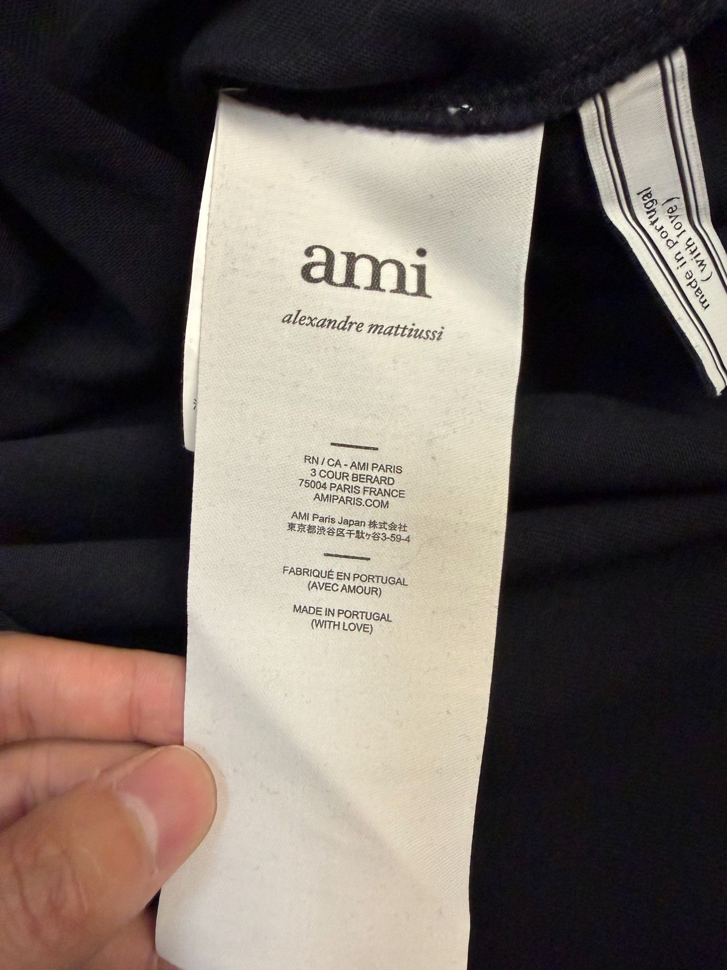 AMI Ami Retro Embroidered Black T-Shirt S Men Size US S / EU 44-46 / 1 - 4 Thumbnail