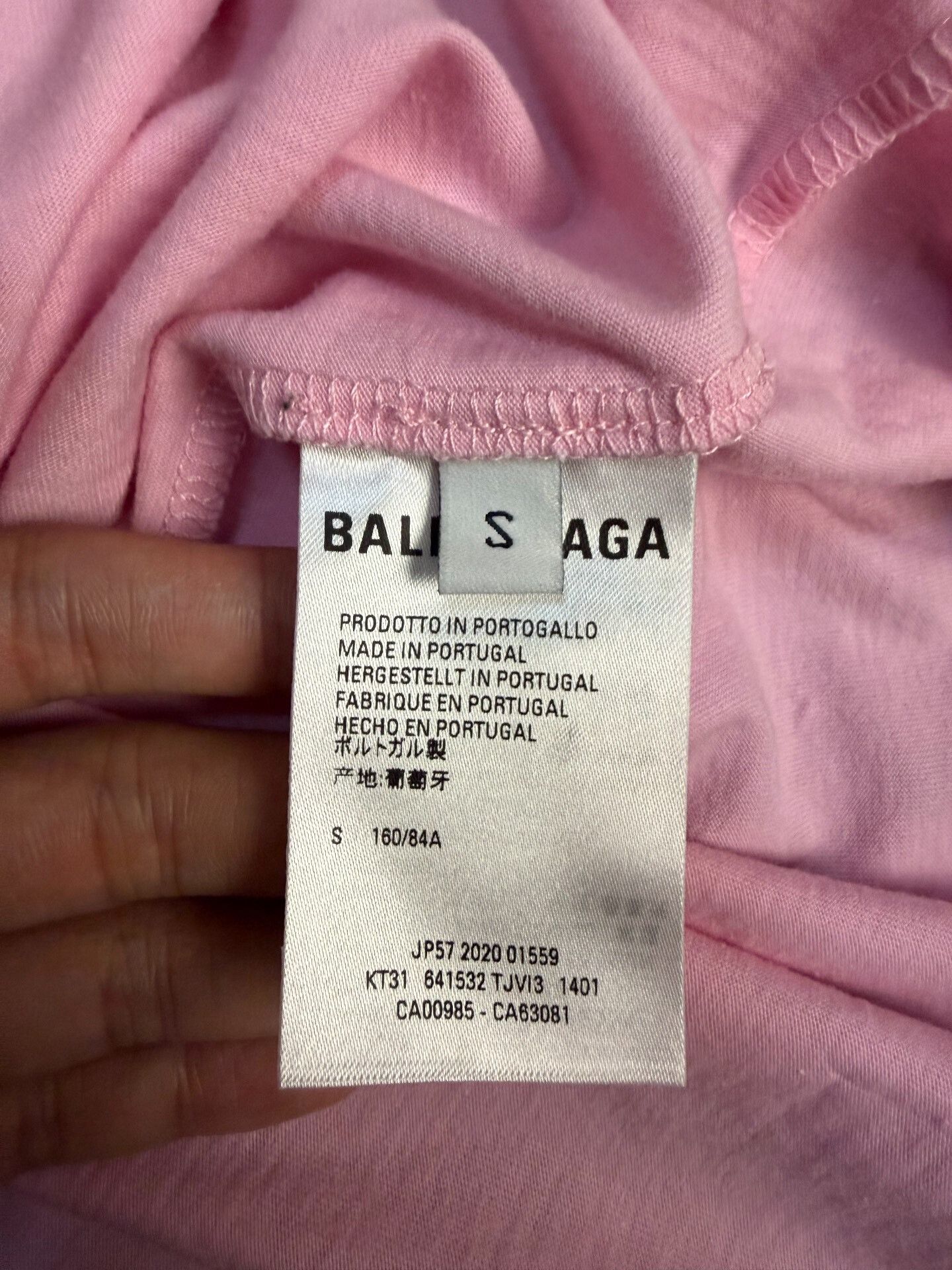 Balenciaga Balenciaga Retro Printed Pink T-Shirt S Women Size S / US 4 / IT 40 - 4 Thumbnail