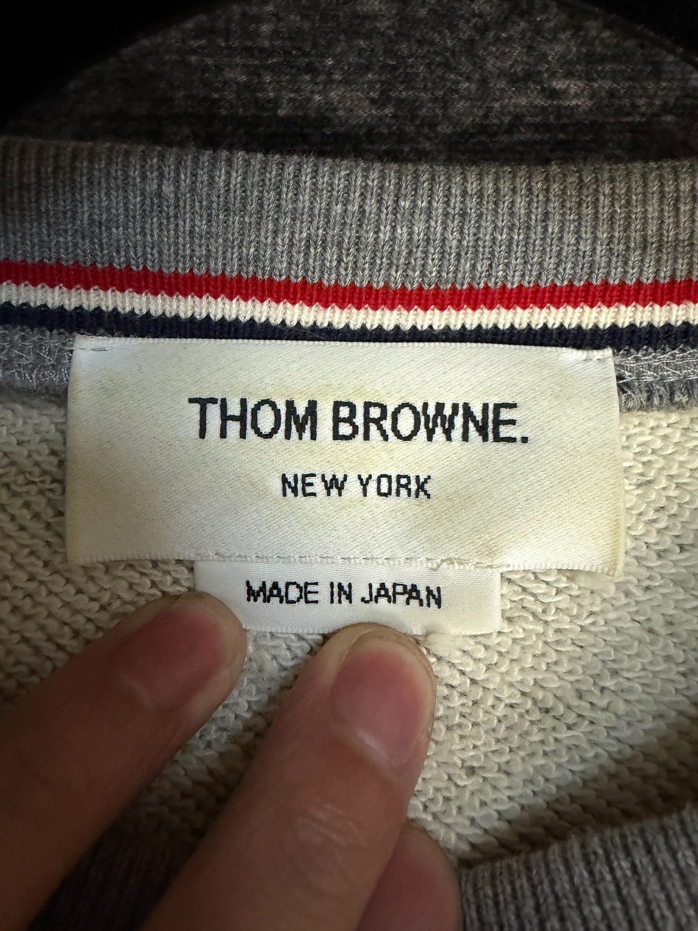 Thom Browne Thom Browne Striped Brown Hoodie 0 Men Size US XS / EU 42 / 0 - 3 Thumbnail