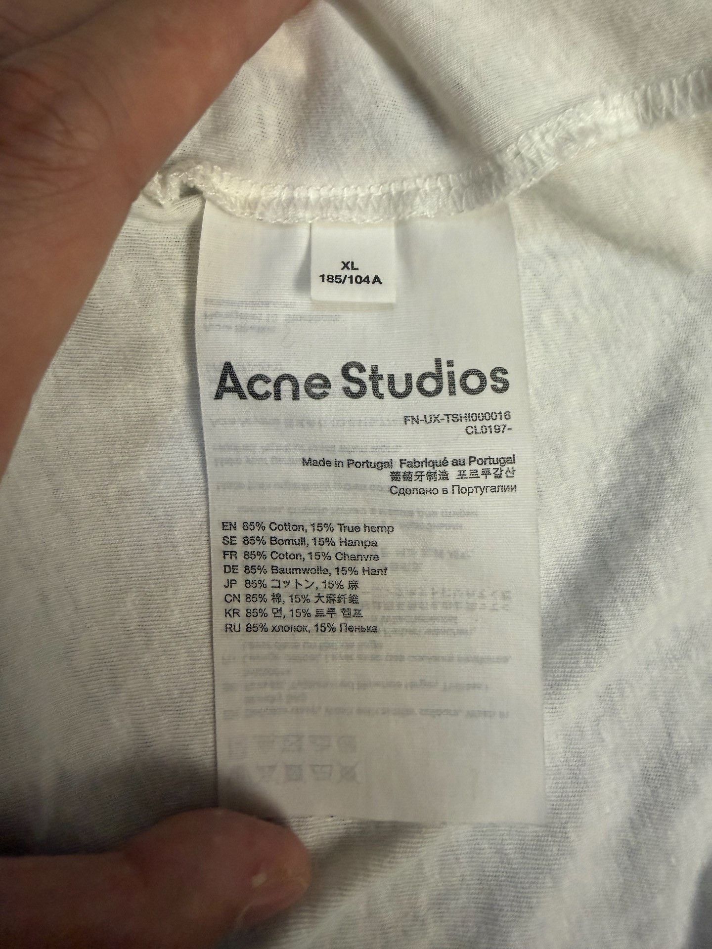 Acne Studios Acne Studios Printed T-Shirt XL Men Size US XL / EU 56 / 4 - 4 Thumbnail