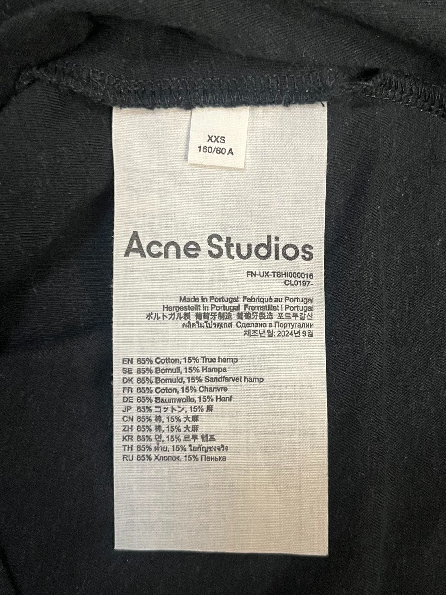 Acne Studios Acne Studios Printed T-Shirt XXS Women Size XXS / US 00 / IT 34 - 4 Thumbnail