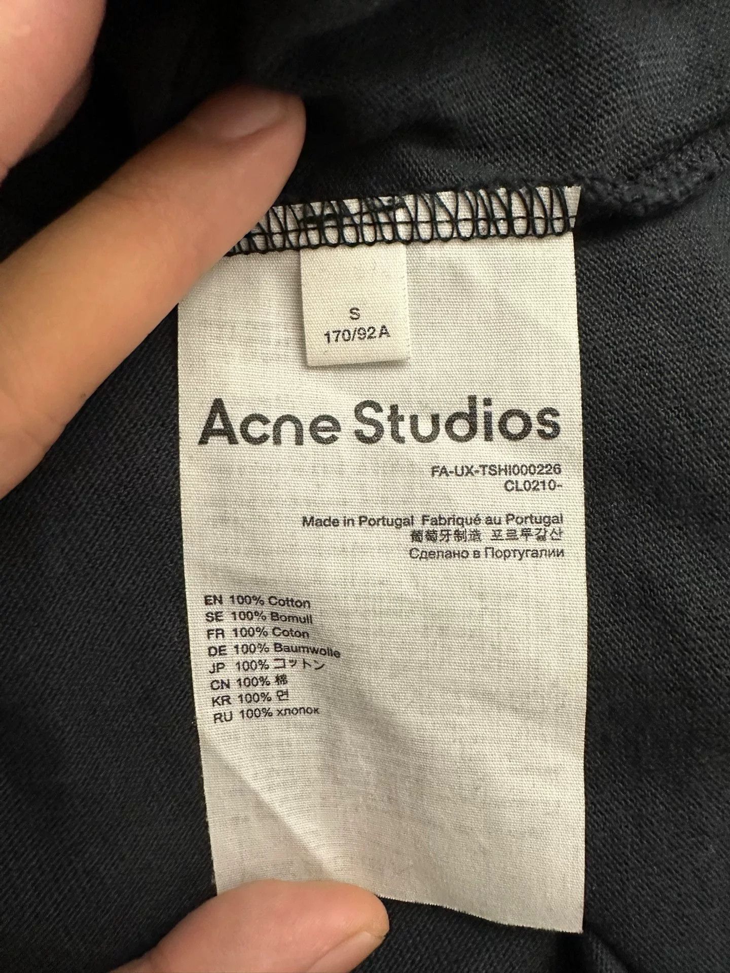 Acne Studios Acne Studios Printed Black Blouse S Women Size S / US 4 / IT 40 - 3 Thumbnail