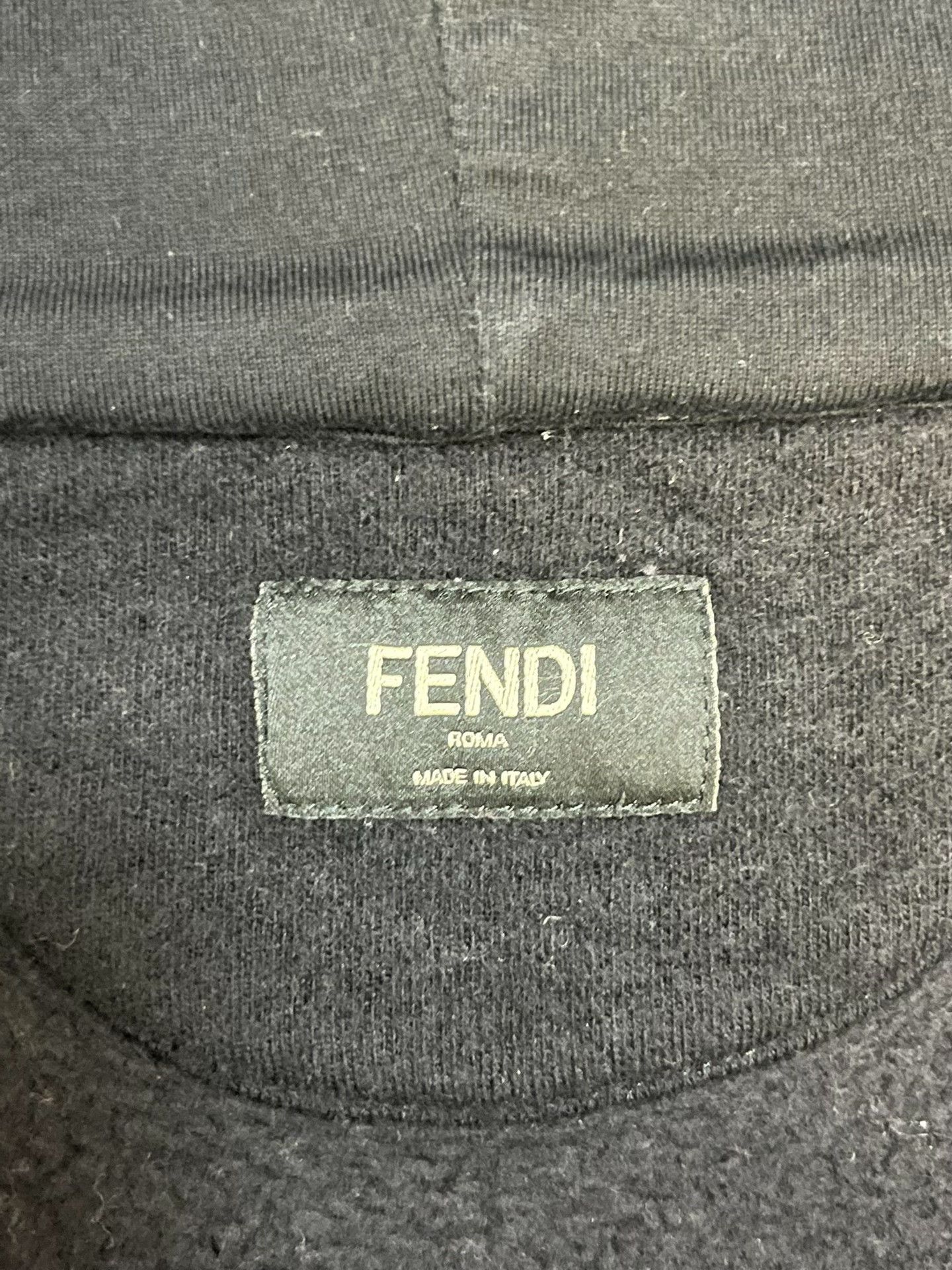 Fendi Fendi Black Hoodie 48 Men Size US XL / EU 56 / 4 - 3 Thumbnail