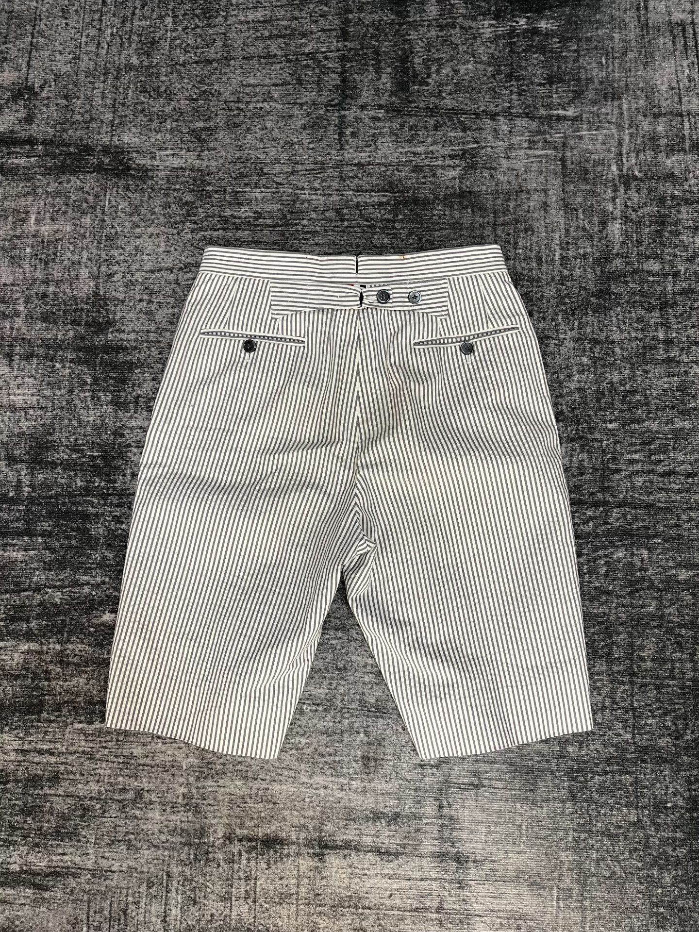Thom Browne Thom Browne Casual Striped Brown Shorts 38 Men Size US 38 / EU 54 - 2 Thumbnail