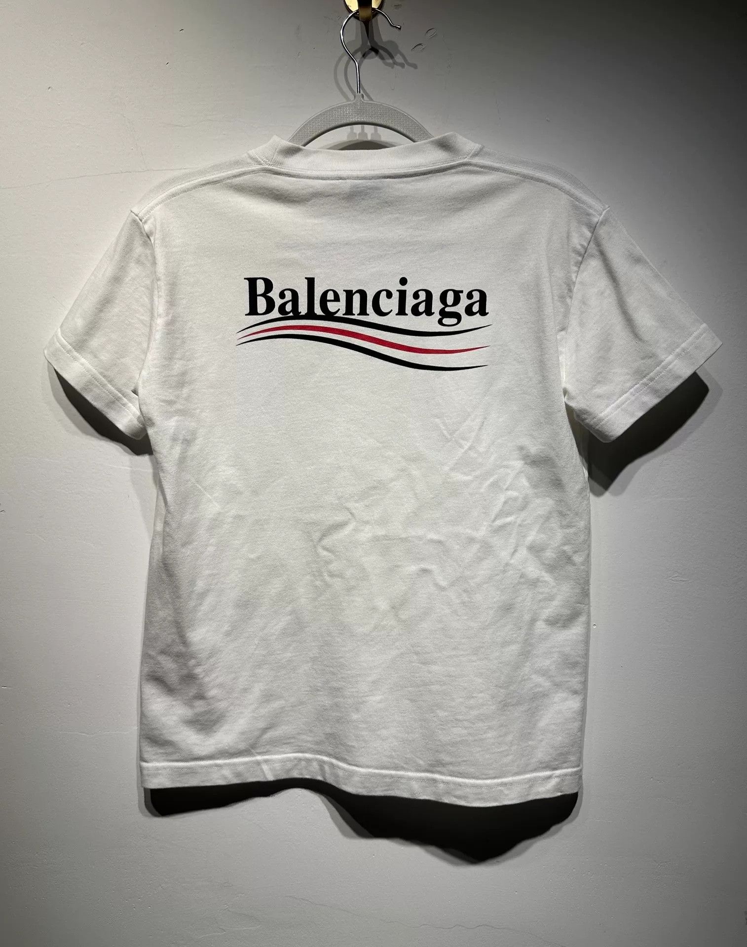 Balenciaga Balenciaga Retro Printed White T-Shirt M Women Size M / US 6-8 / IT 42-44 - 3 Thumbnail