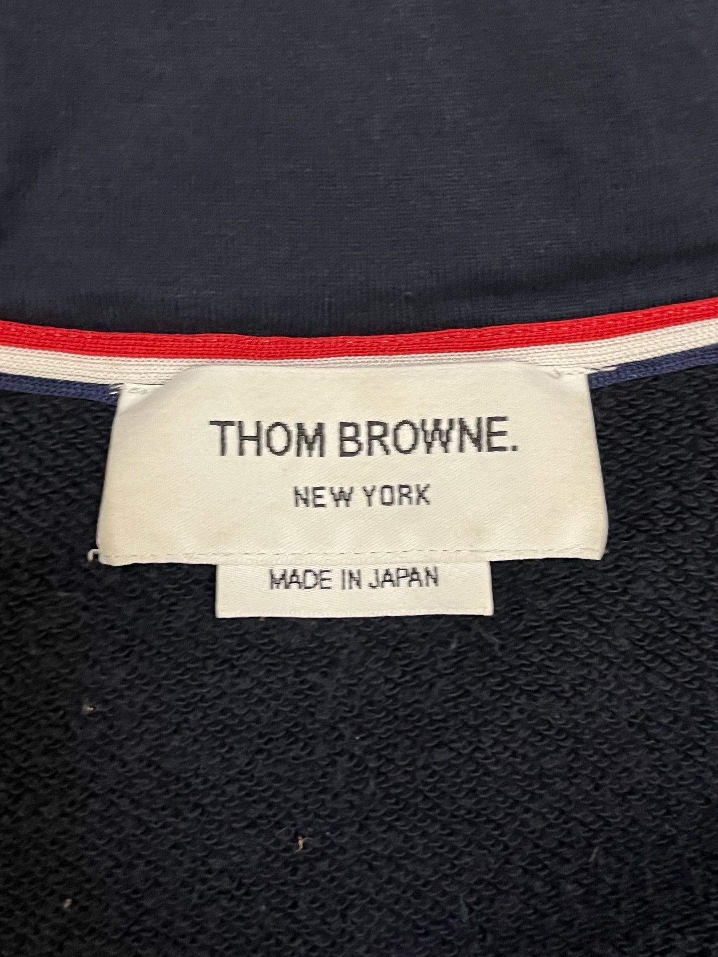 Thom Browne Thom Browne Striped Brown Hoodie 2 Men Size US XS / EU 42 / 0 - 4 Thumbnail