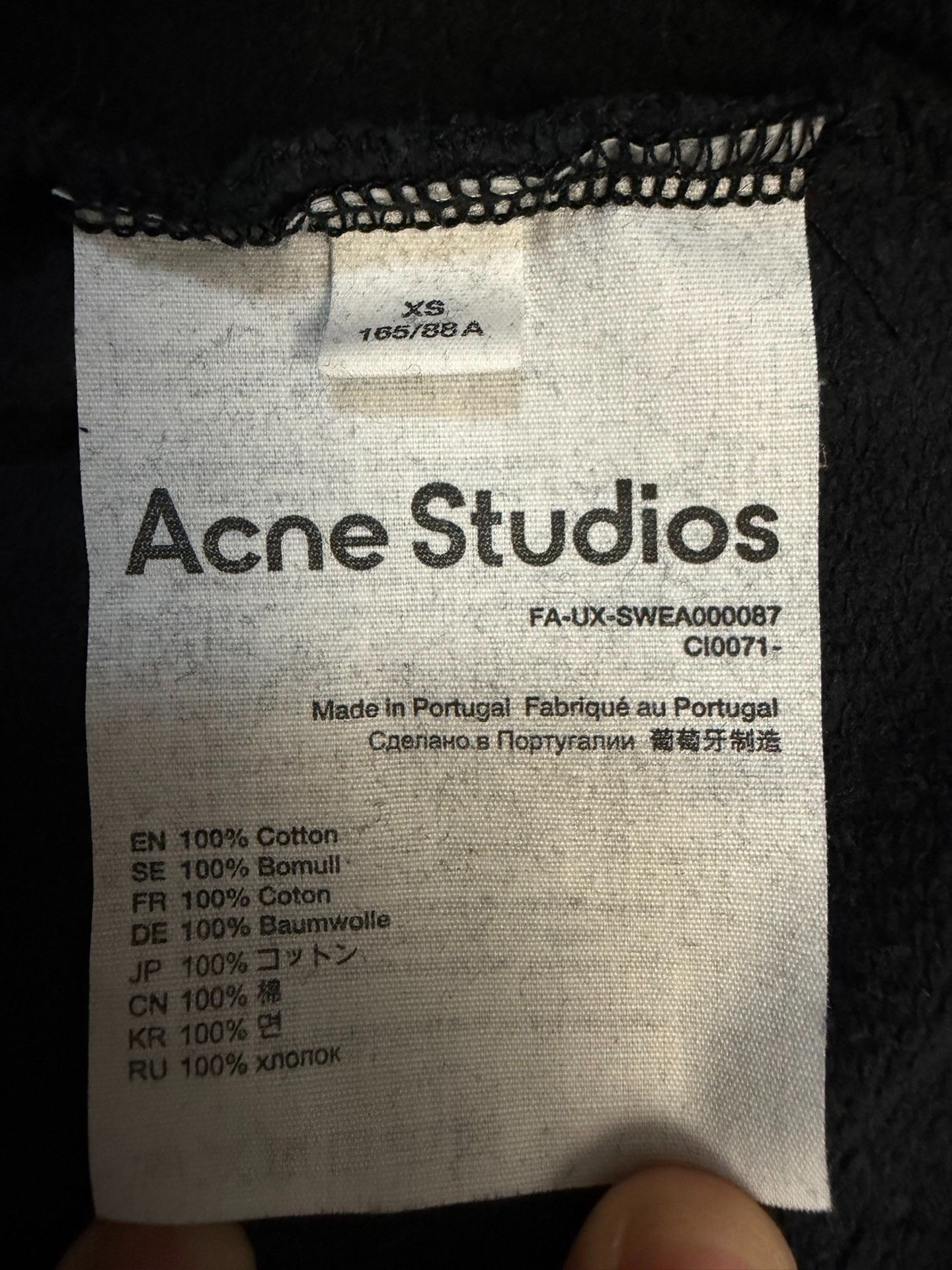 Acne Studios Acne Studios Distressed Hoodie XS Women Size XS / US 0-2 / IT 36-38 - 4 Thumbnail