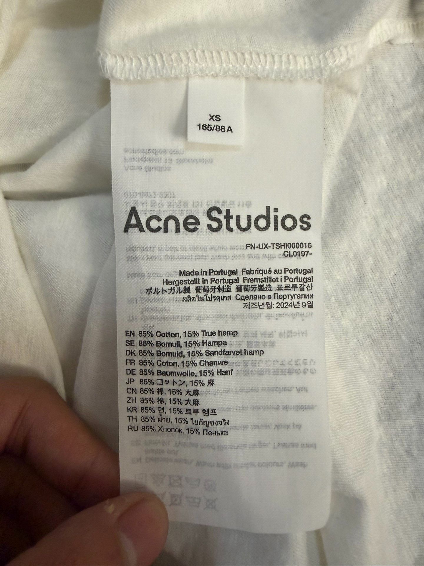 Acne Studios Acne Studios Printed T-Shirt XS Men Size US XS / EU 42 / 0 - 4 Thumbnail