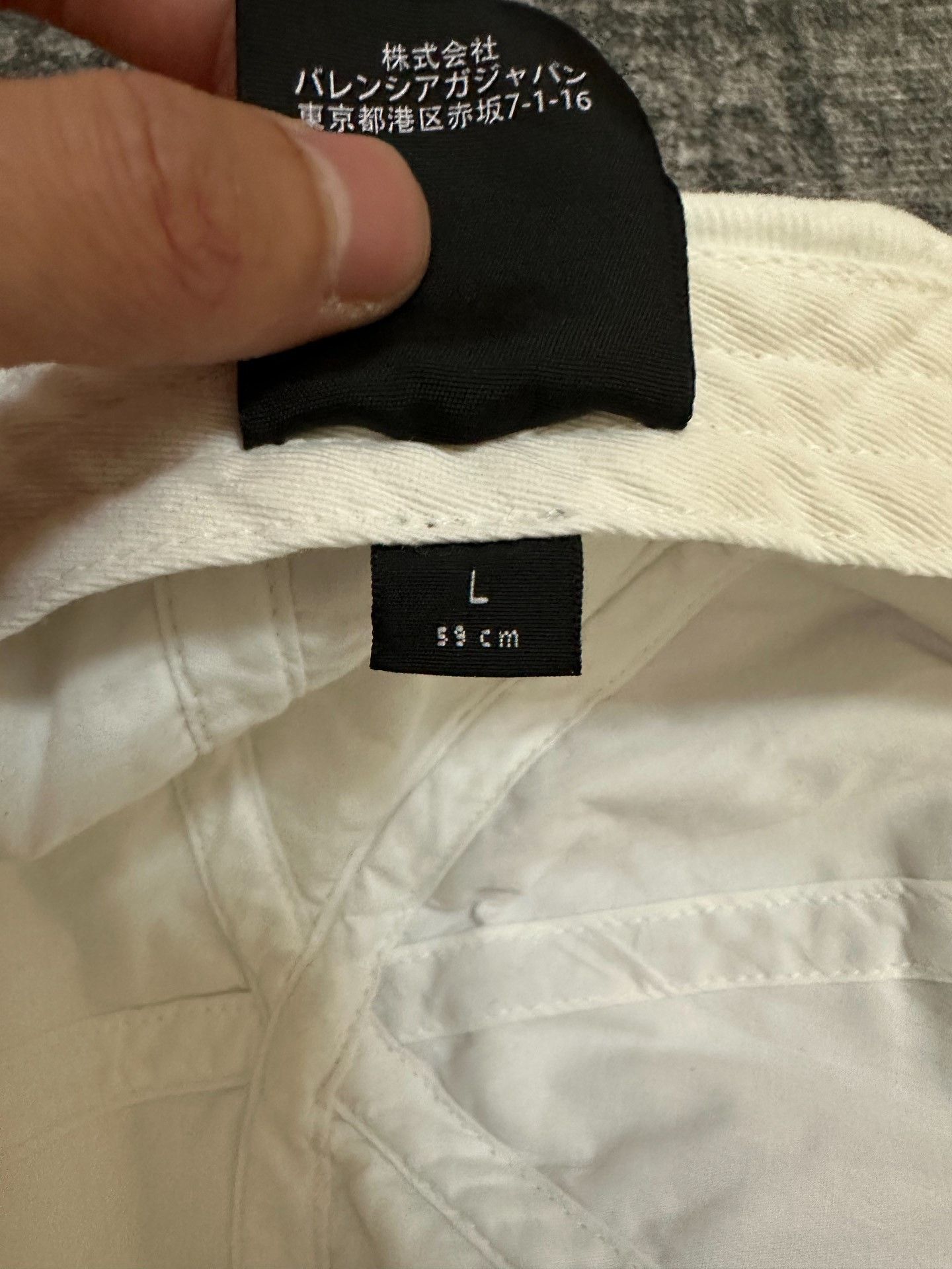Balenciaga Balenciaga Retro White Hat L Men Size ONE SIZE - 6 Thumbnail