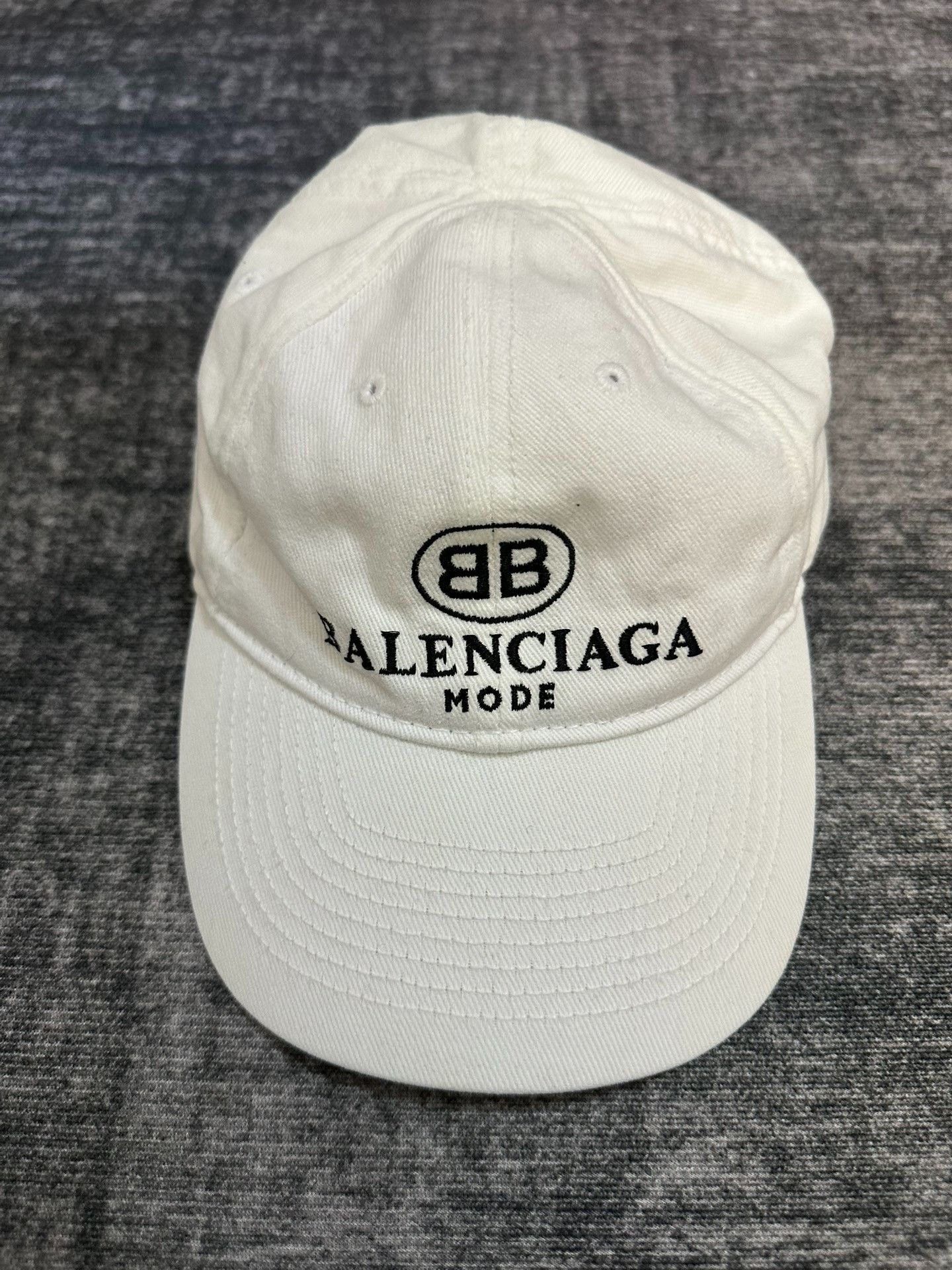 Balenciaga Balenciaga Retro White Hat L Men Size ONE SIZE - 2 Thumbnail