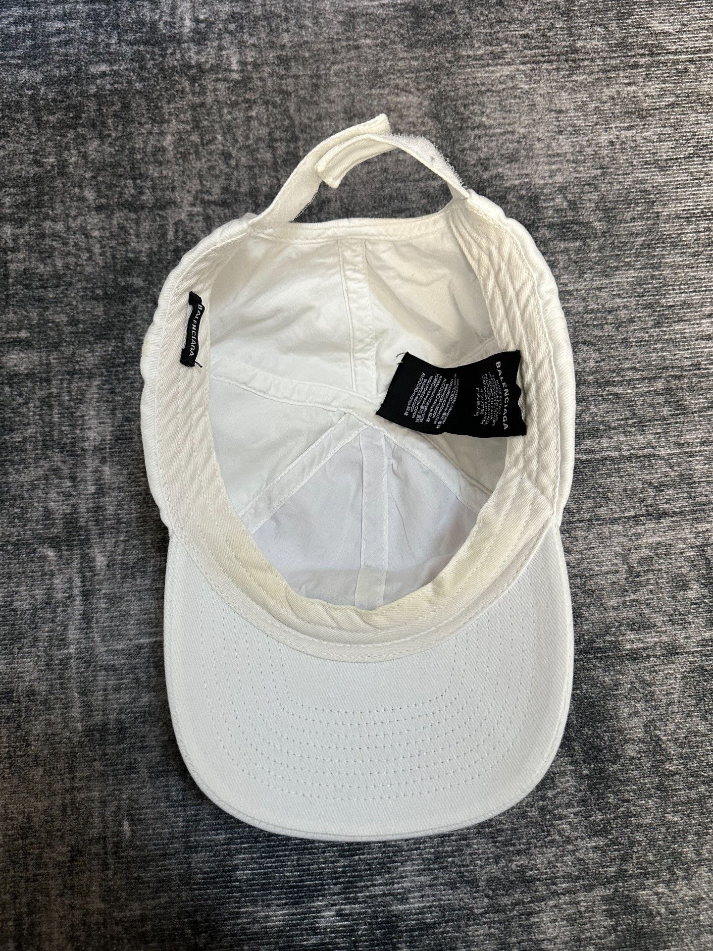 Balenciaga Balenciaga Retro White Hat L Men Size ONE SIZE - 3 Thumbnail