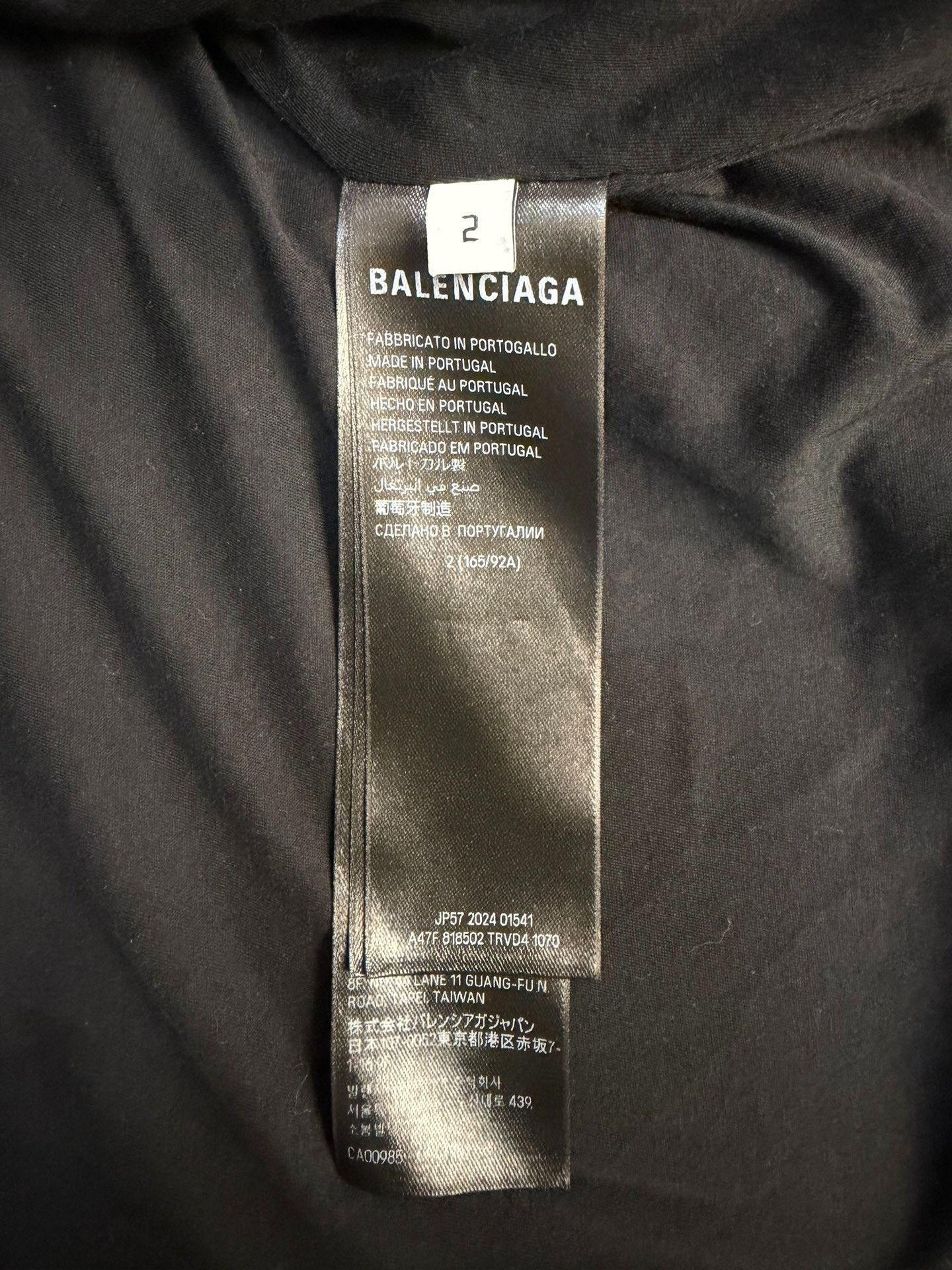 Balenciaga Balenciaga Black Light Jacket 2 Men Size US XS / EU 42 / 0 - 4 Thumbnail
