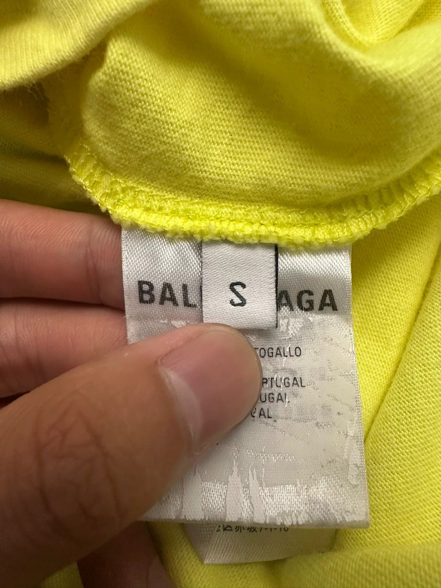 Balenciaga Balenciaga Retro Printed Green T-Shirt S Men Size US S / EU 44-46 / 1 - 3 Thumbnail