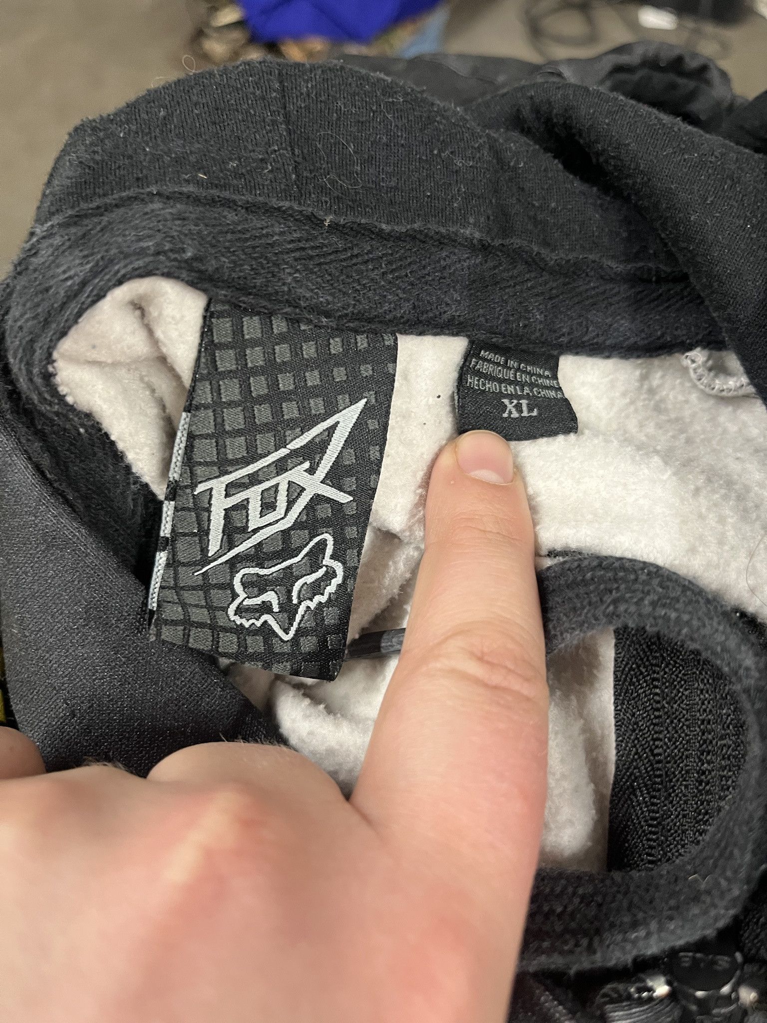 Affliction × Vintage Vintage 2000s Y2K Fox Racing AOP Zip Hoodie Size XL Size US XL / EU 56 / 4 - 4 Thumbnail