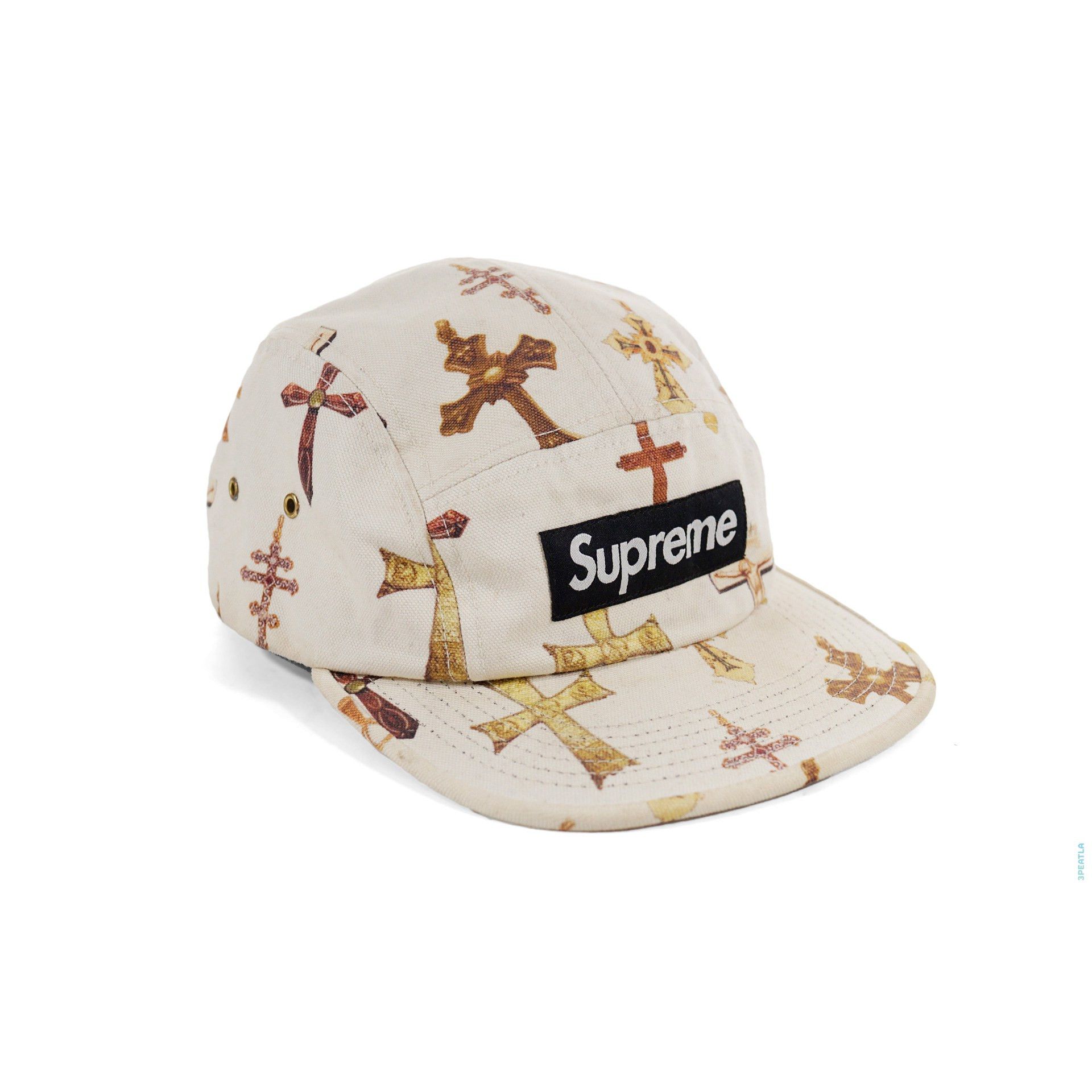 Supreme 2013 White Supreme Crosses Camp Cap | Grailed