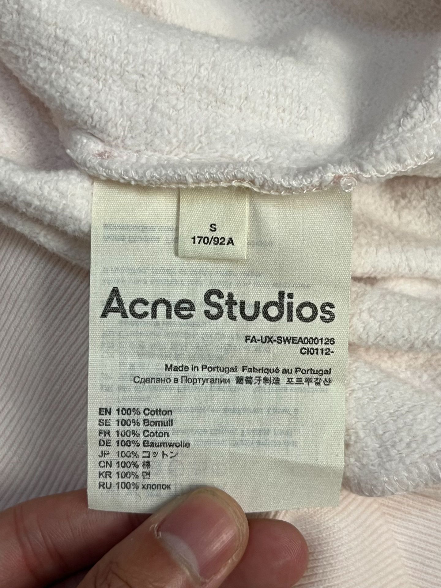 Acne Studios Acne Studios Pink Hoodie S Women Size S / US 4 / IT 40 - 4 Thumbnail