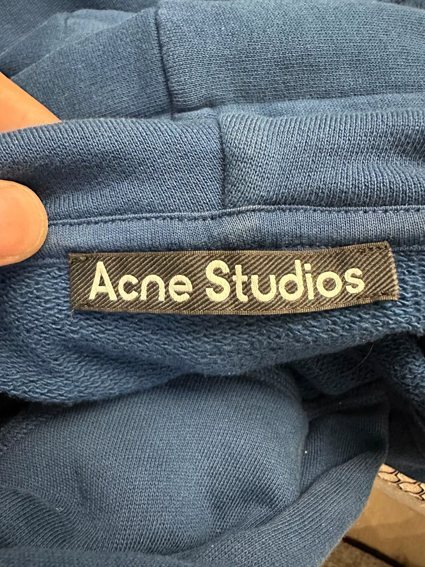 Acne Studios Acne Studios Oversized Blue Hoodie XS Men Size US XS / EU 42 / 0 - 4 Thumbnail