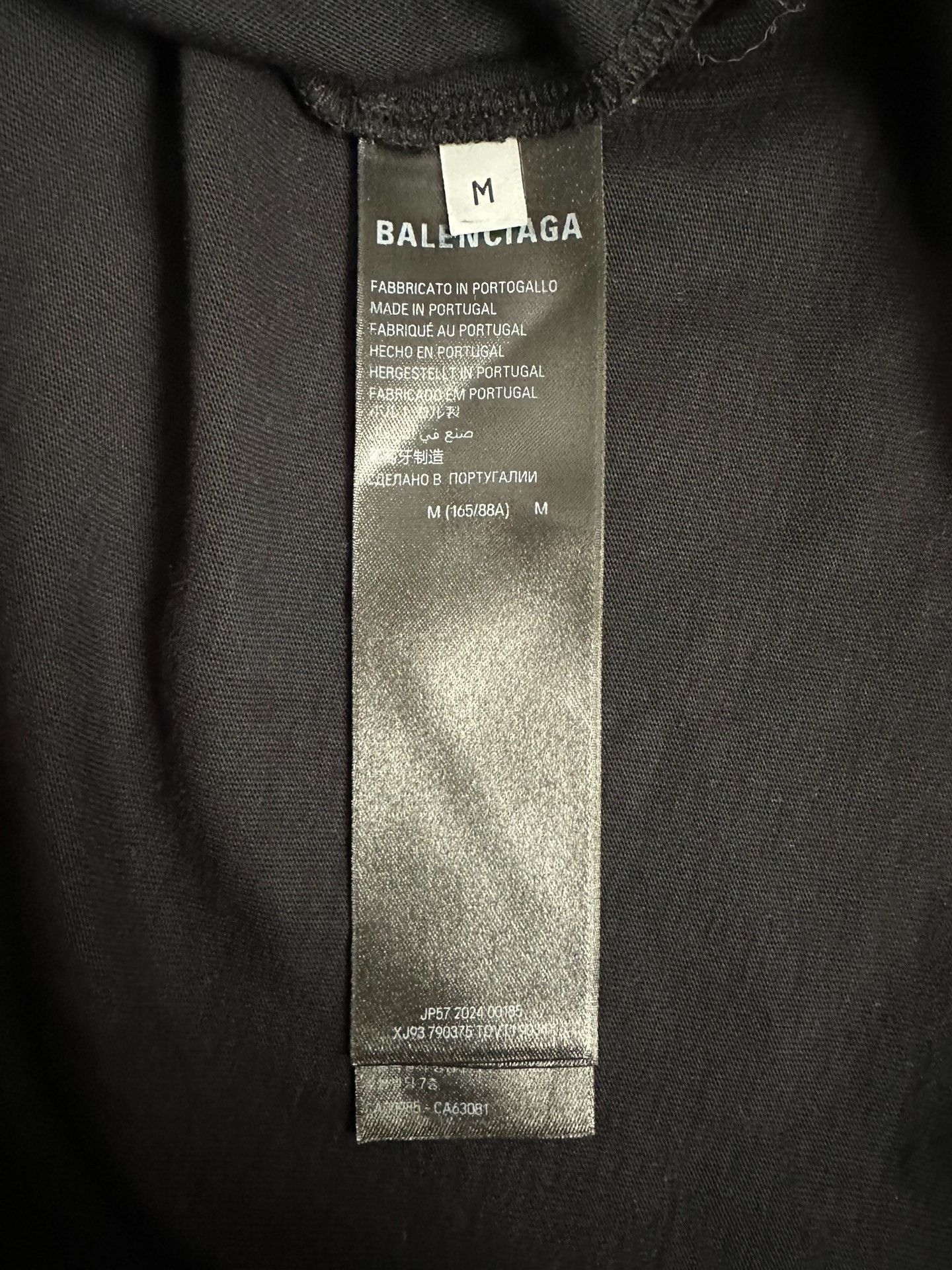 Balenciaga Balenciaga Printed Graphic Black T-Shirt M Women Size M / US 6-8 / IT 42-44 - 4 Thumbnail