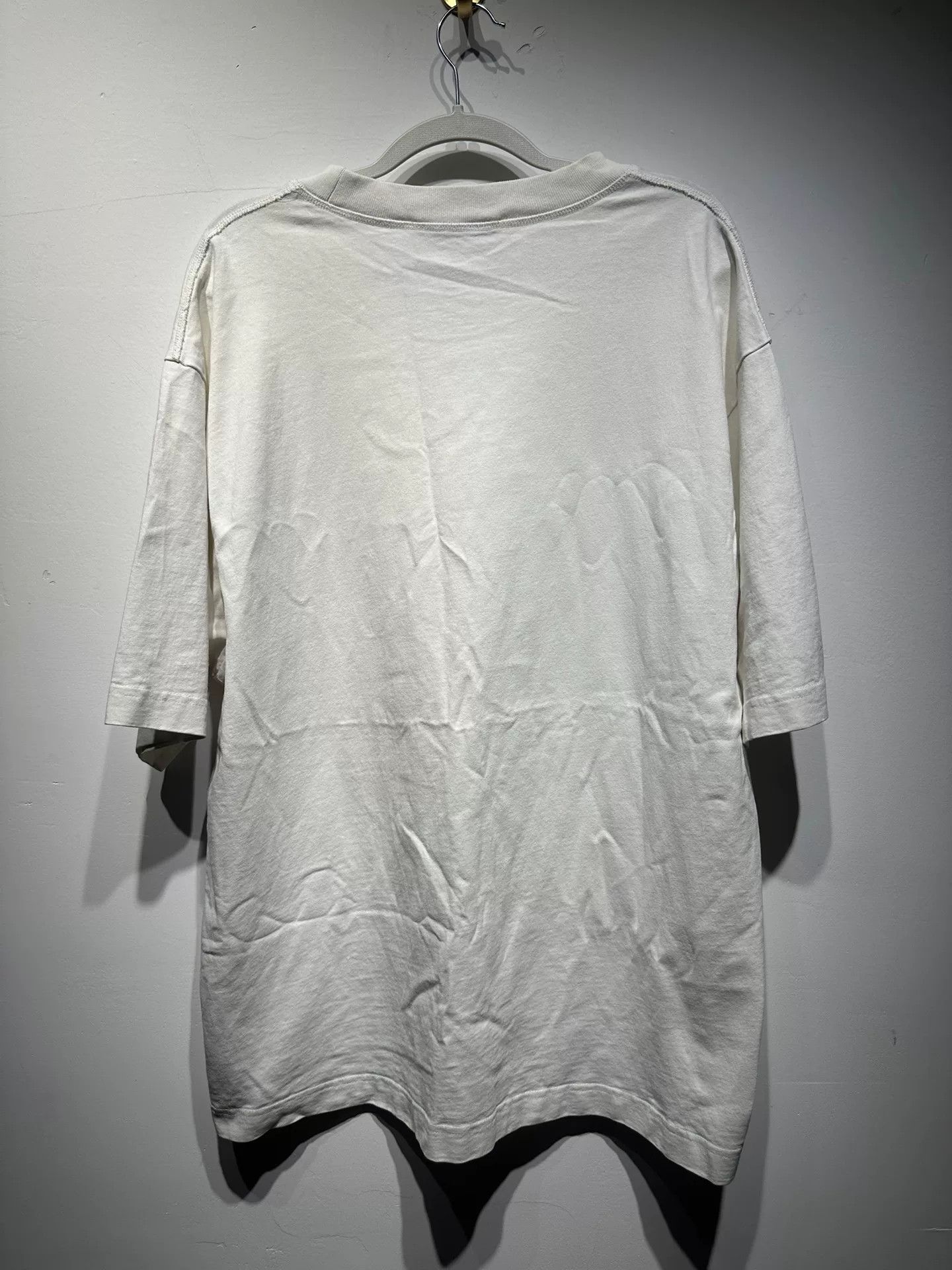 Acne Studios Acne Studios Casual Printed White T-Shirt XL Men Size US XL / EU 56 / 4 - 2 Thumbnail