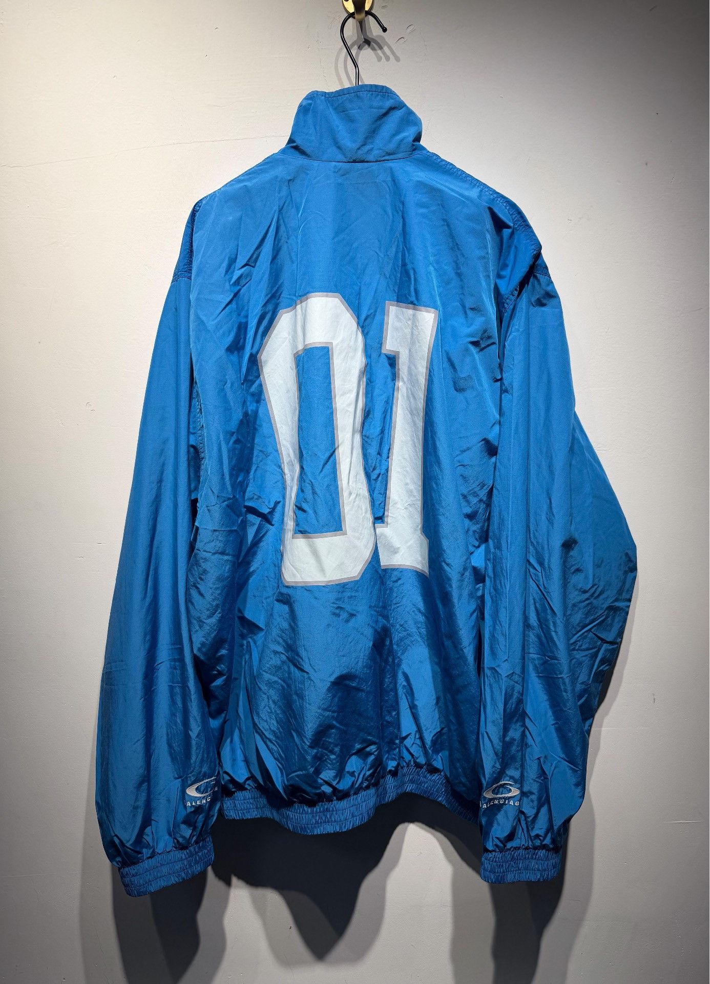 Balenciaga Balenciaga Embroidered Blue Light Jacket XS Men Size US XS / EU 42 / 0 - 2 Thumbnail