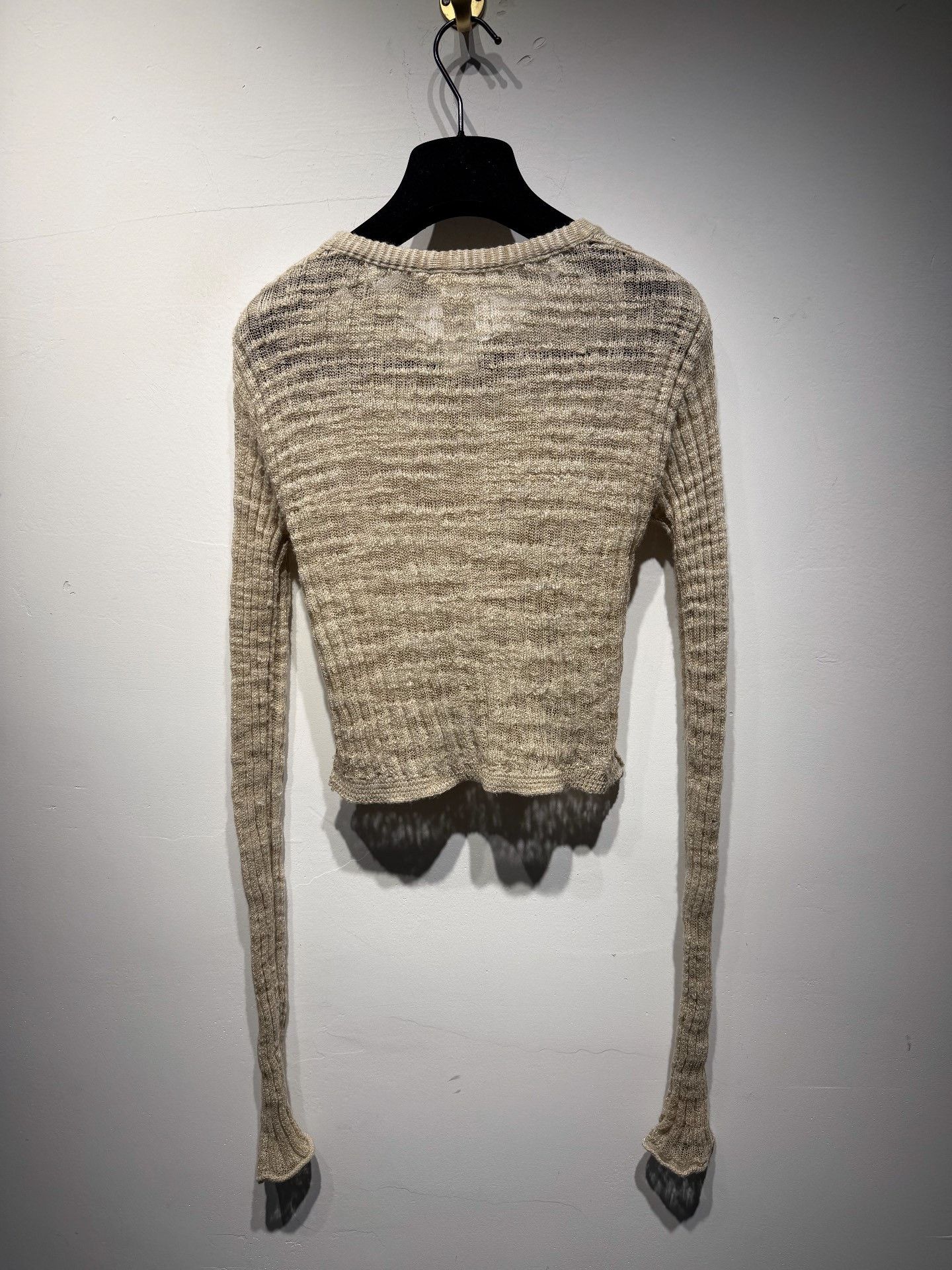Acne Studios Acne Studios Linen Slim Sweater XS Women Size XS / US 0-2 / IT 36-38 - 2 Thumbnail