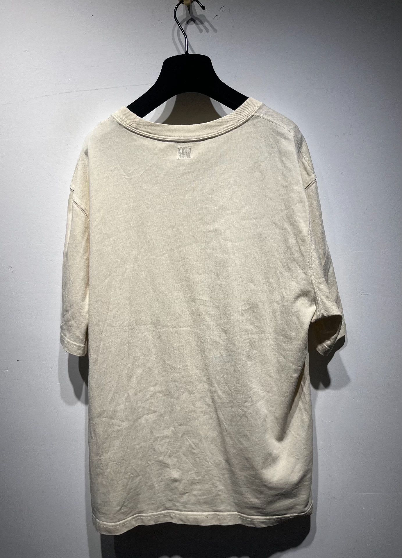 AMI Ami Retro Embroidered White T-Shirt M Women Size M / US 6-8 / IT 42-44 - 2 Thumbnail