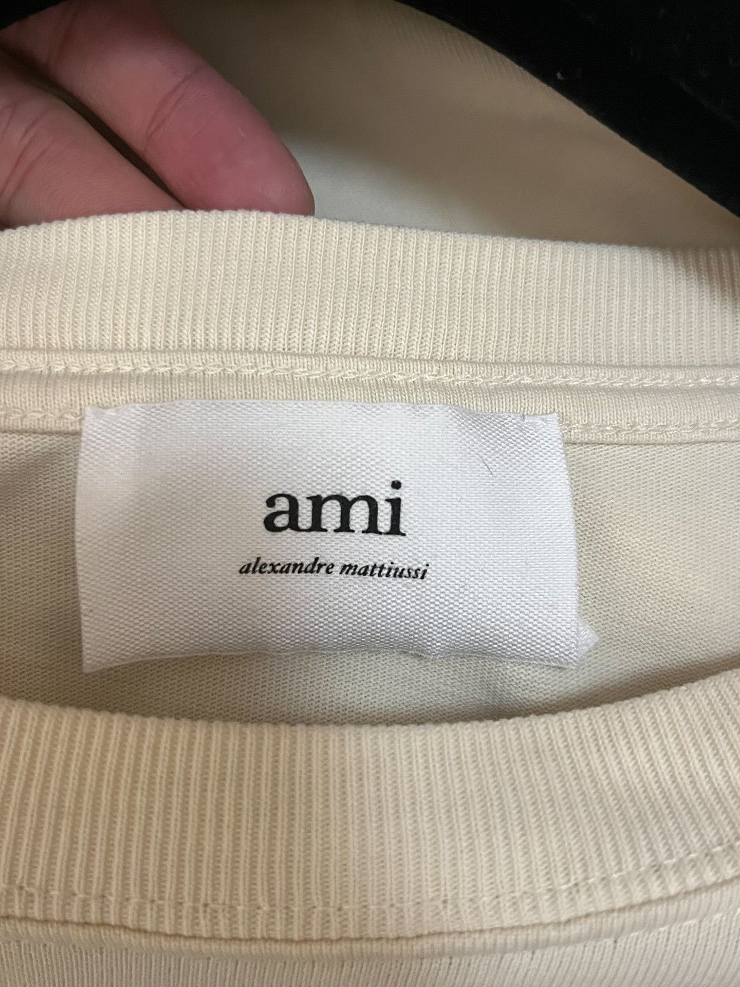 AMI Ami Retro Embroidered White T-Shirt M Women Size M / US 6-8 / IT 42-44 - 3 Thumbnail