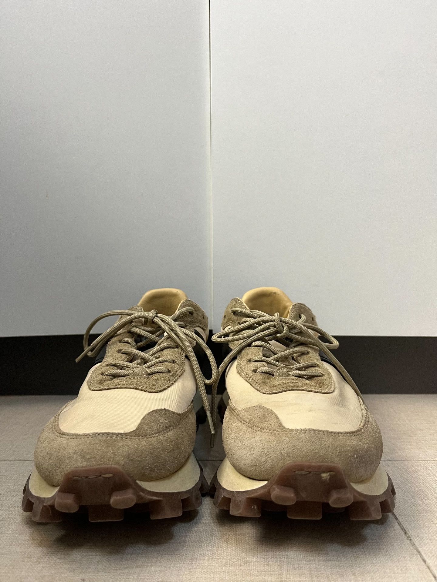 Tod's Tod's Casual Beige Lowtop Sneakers S Men Size US 10 / EU 43 - 2 Thumbnail