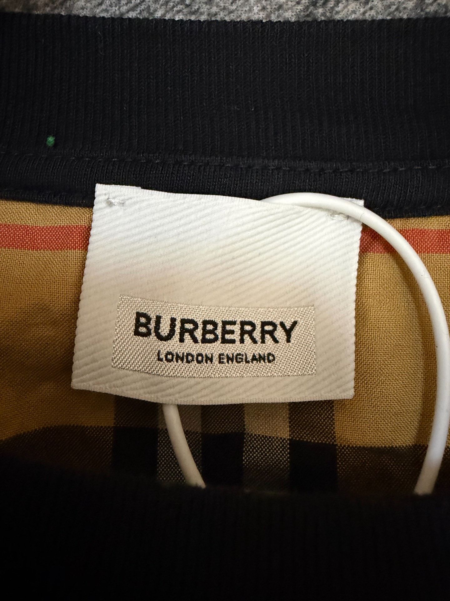 Burberry Burberry Cotton Plaid Black T-Shirt S Women Size S / US 4 / IT 40 - 3 Thumbnail