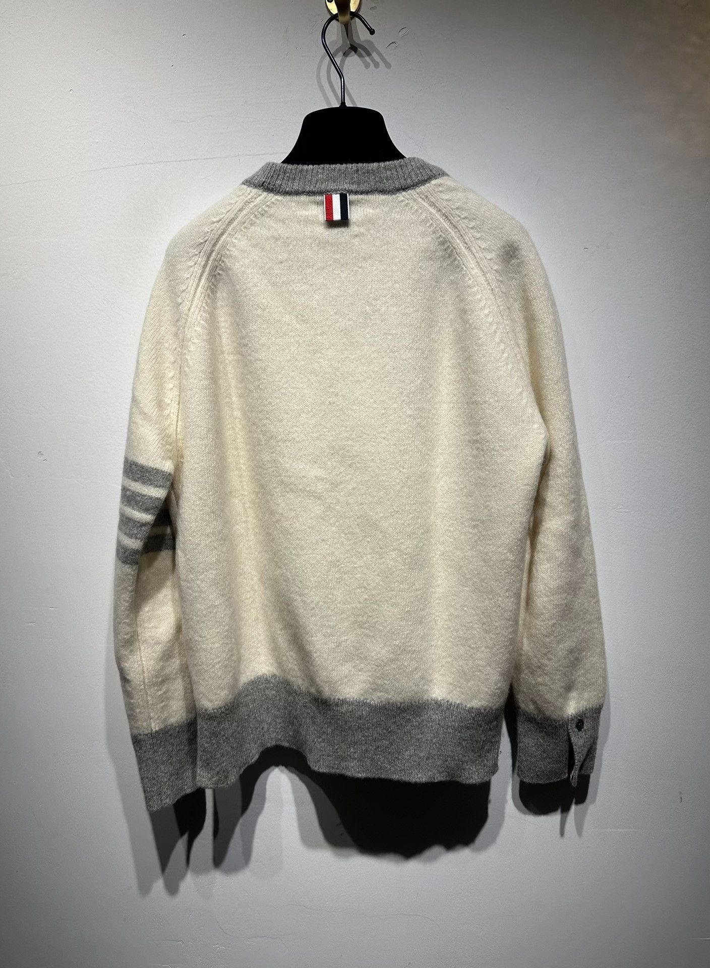 Thom Browne Thom Browne Wool Striped Brown Sweater 1 Men Size US XS / EU 42 / 0 - 2 Thumbnail