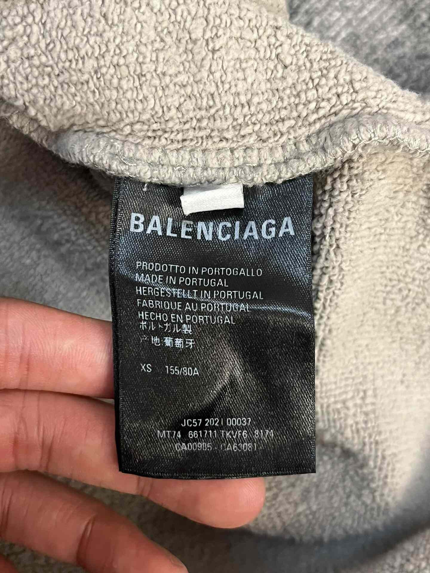 Balenciaga Balenciaga Retro Gray Hoodie XS Women Size XS / US 0-2 / IT 36-38 - 4 Thumbnail