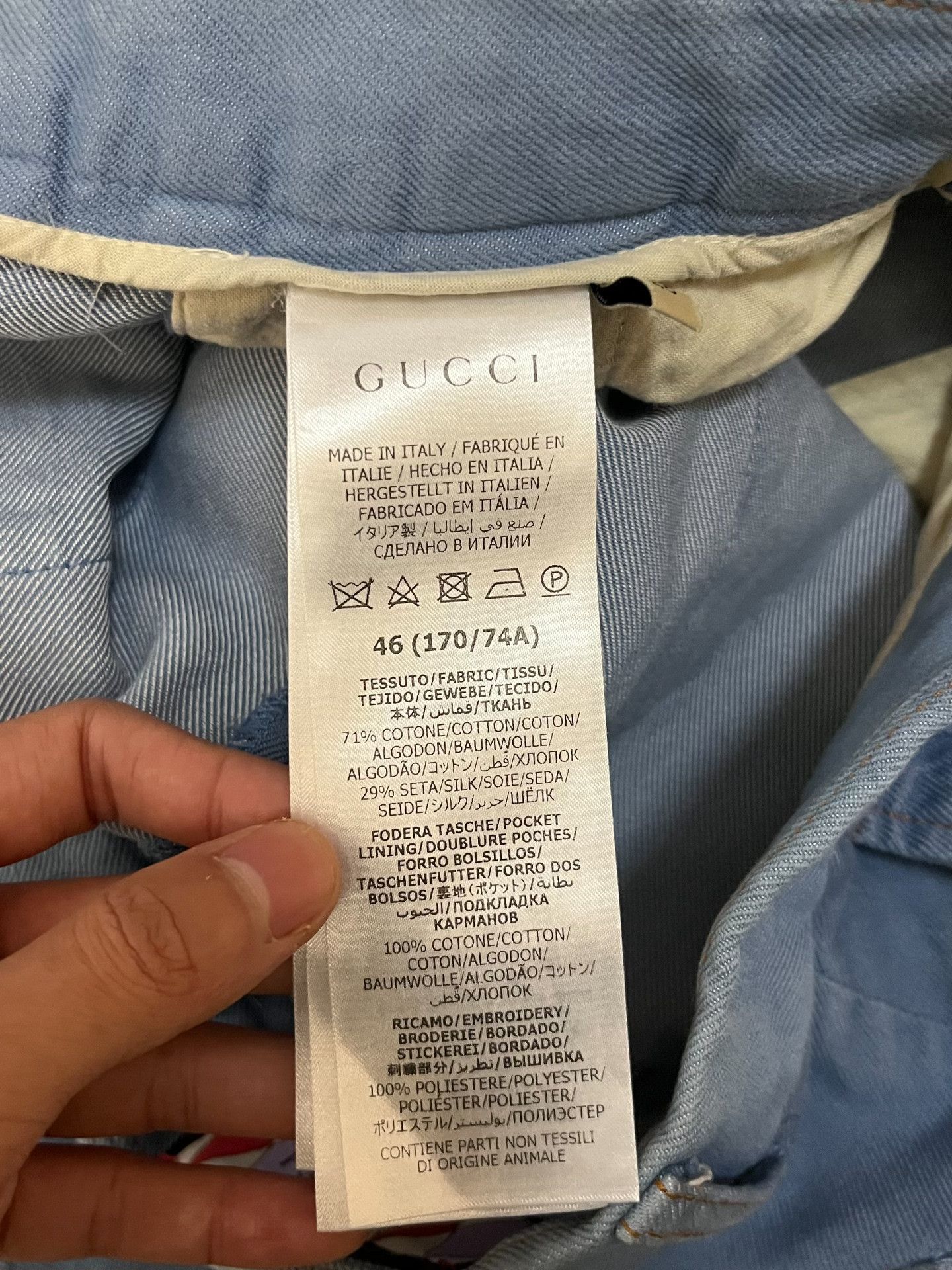 Gucci Gucci Casual Embroidered Casual Pants 46 Men Size US 32 / EU 48 - 4 Thumbnail