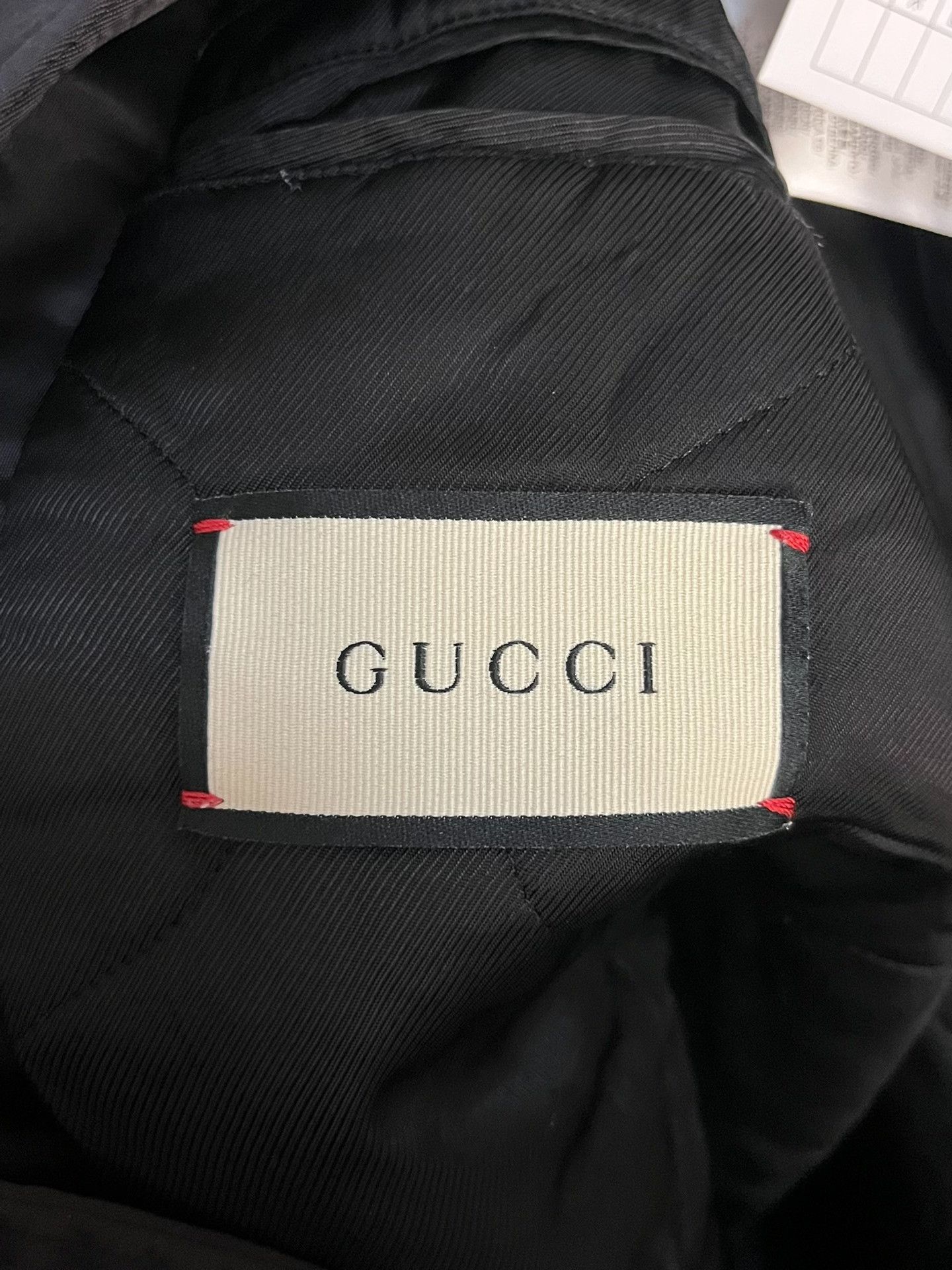 Gucci Gucci Printed Graphic Black Heavy Coat 46 Men Size US L / EU 52-54 / 3 - 3 Thumbnail
